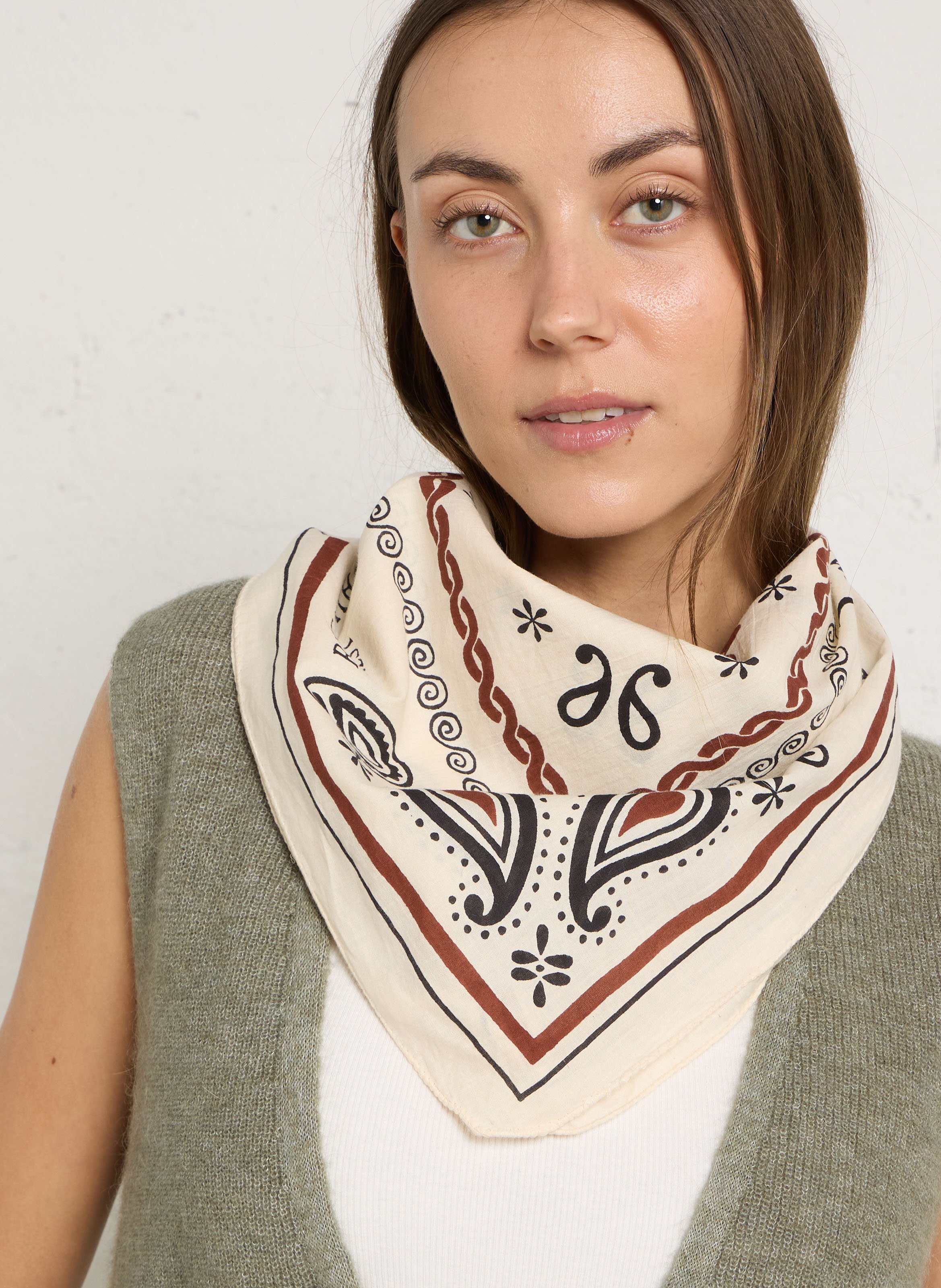 Foulard in cotone DES PETITS HAUTS