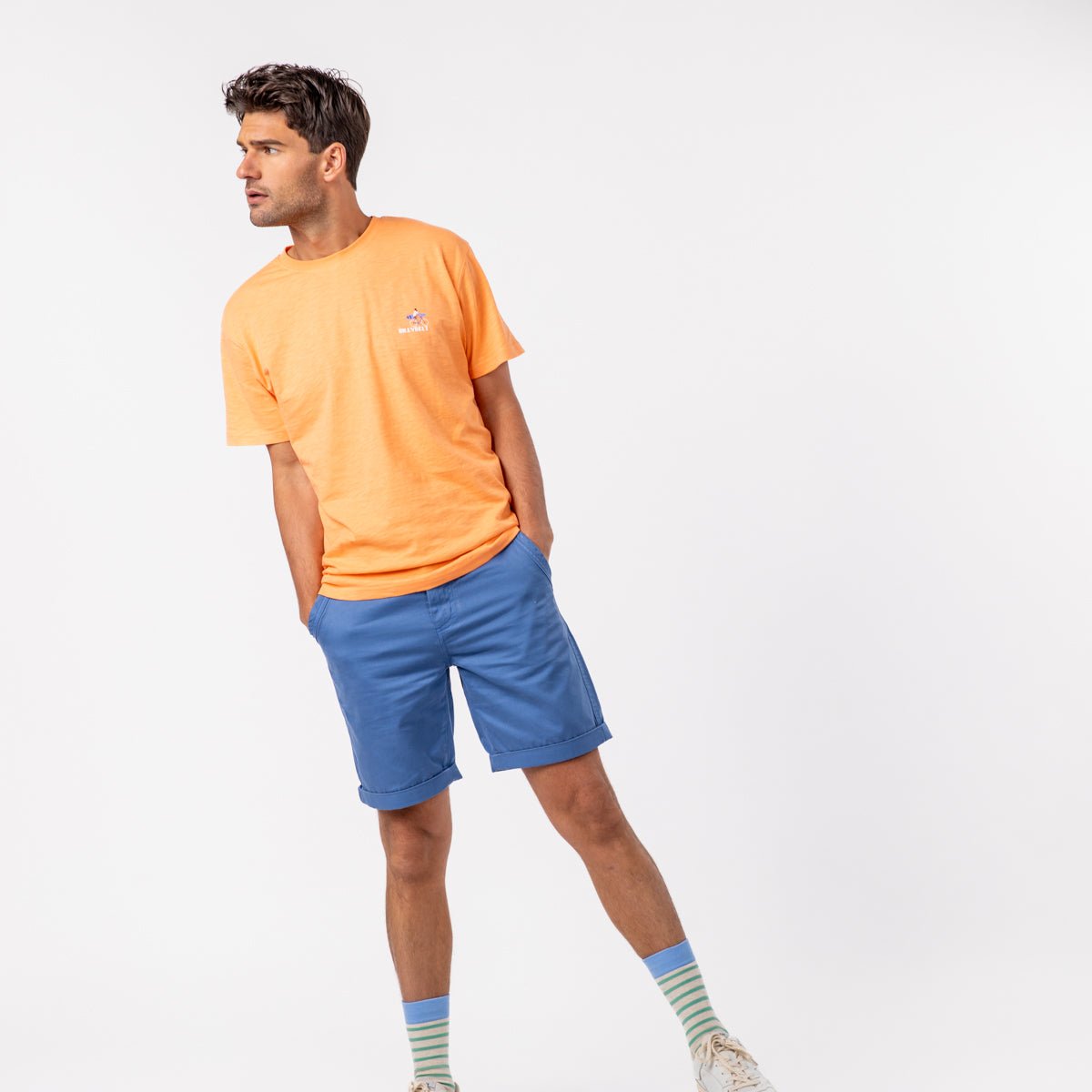 Bermuda en coton BILLYBELT Bleu