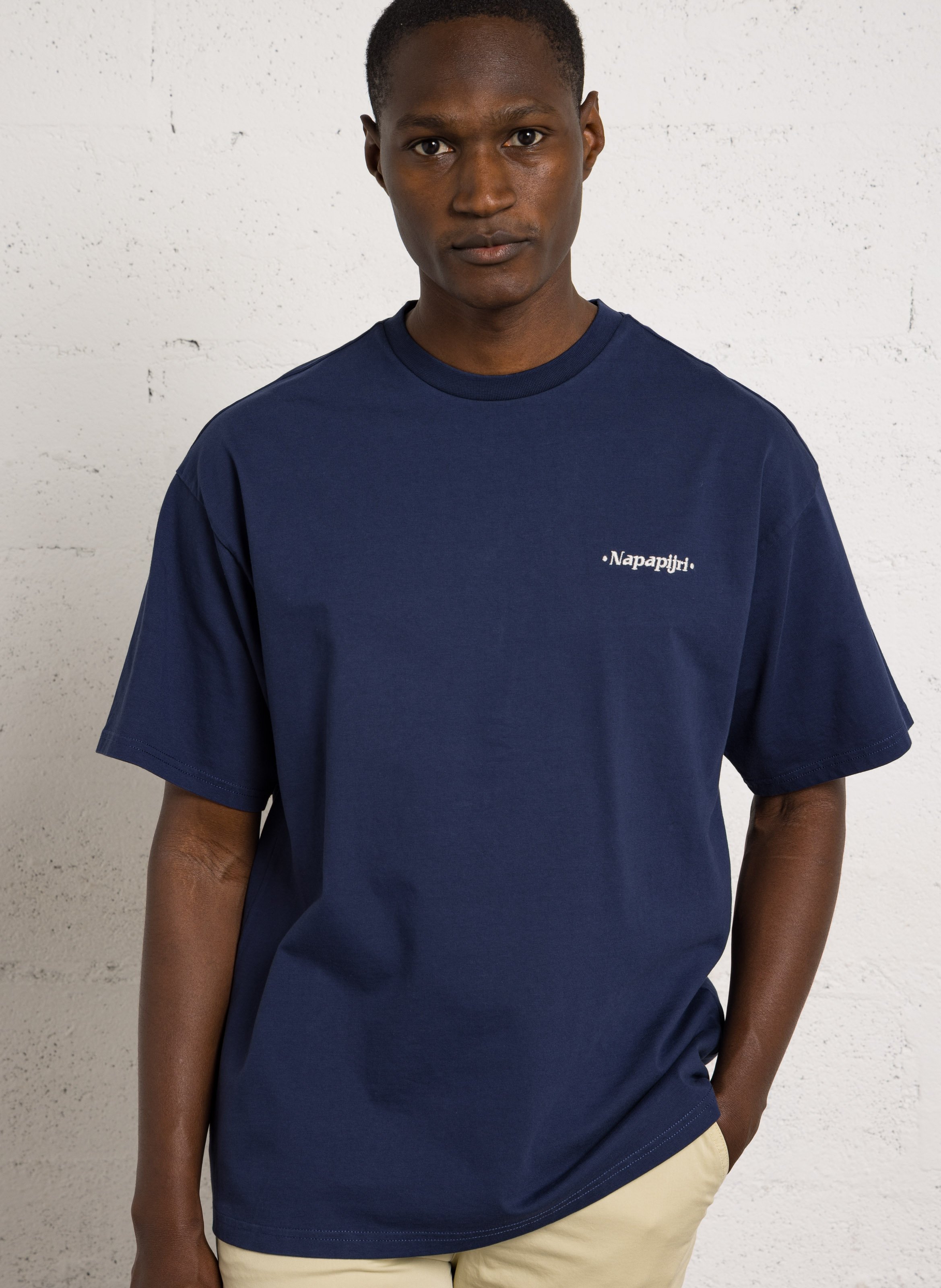 Tee-shirt col rond en coton NAPAPIJRI