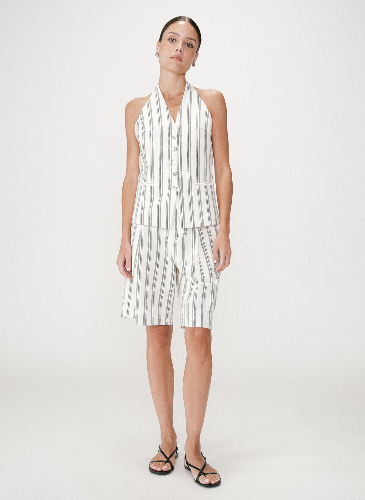 Striped top GRACE ET MILA Brown