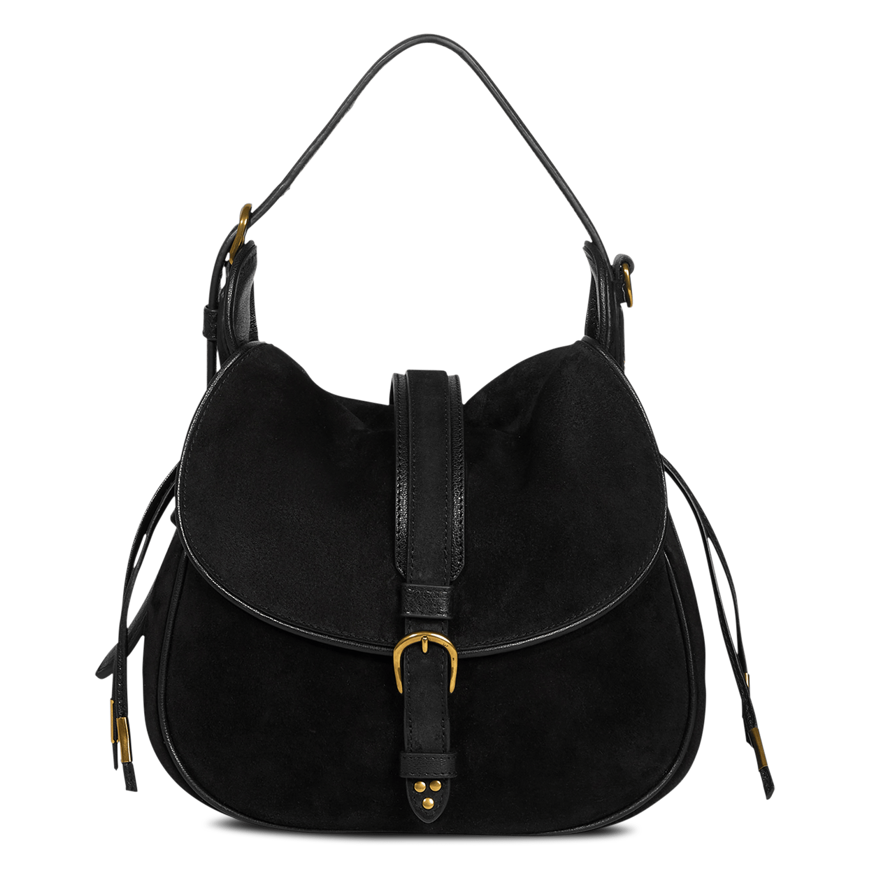 Velvet handbag JEROME DREYFUSS Black