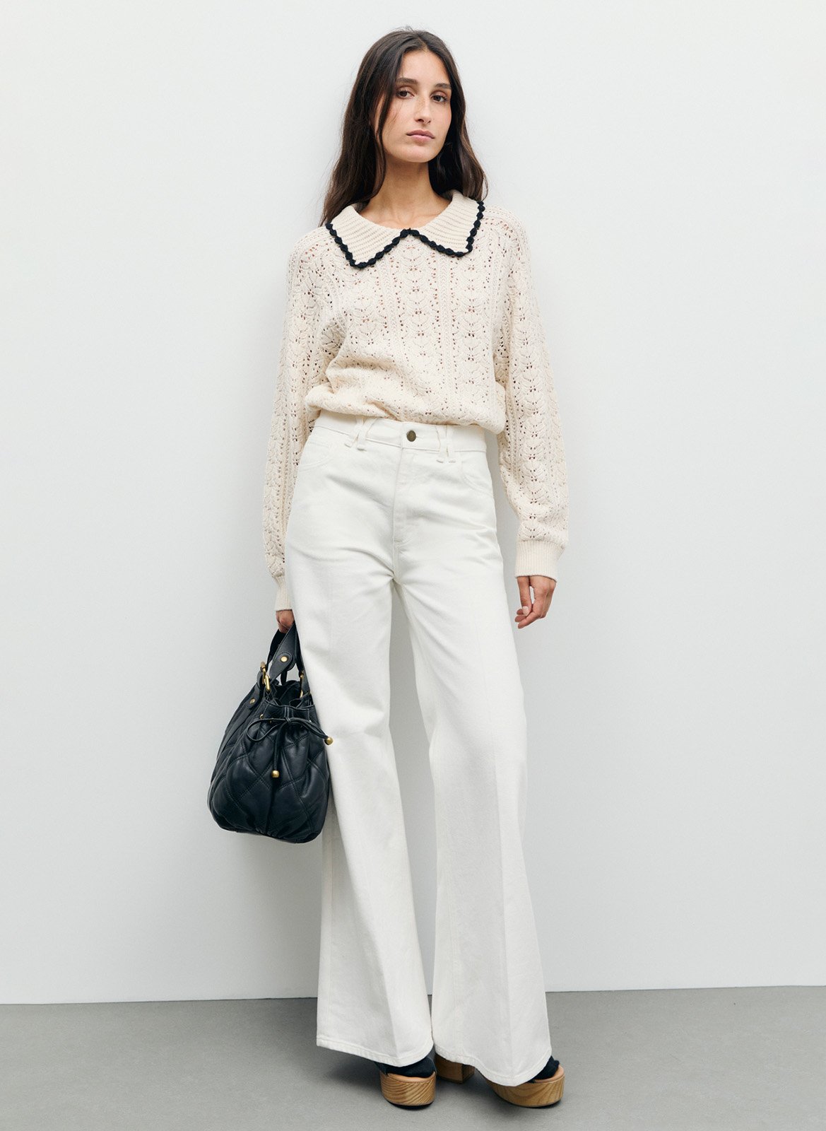 Aly decorative knit scarf GERARD DAREL Beige