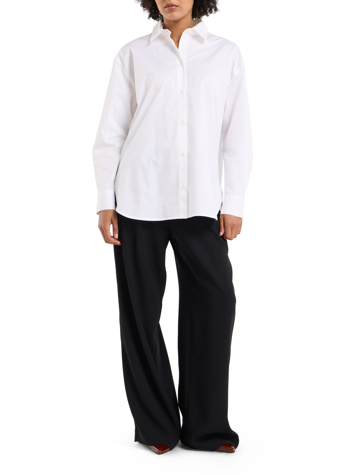Straight shirt allowa allowa SAISON 1865 White