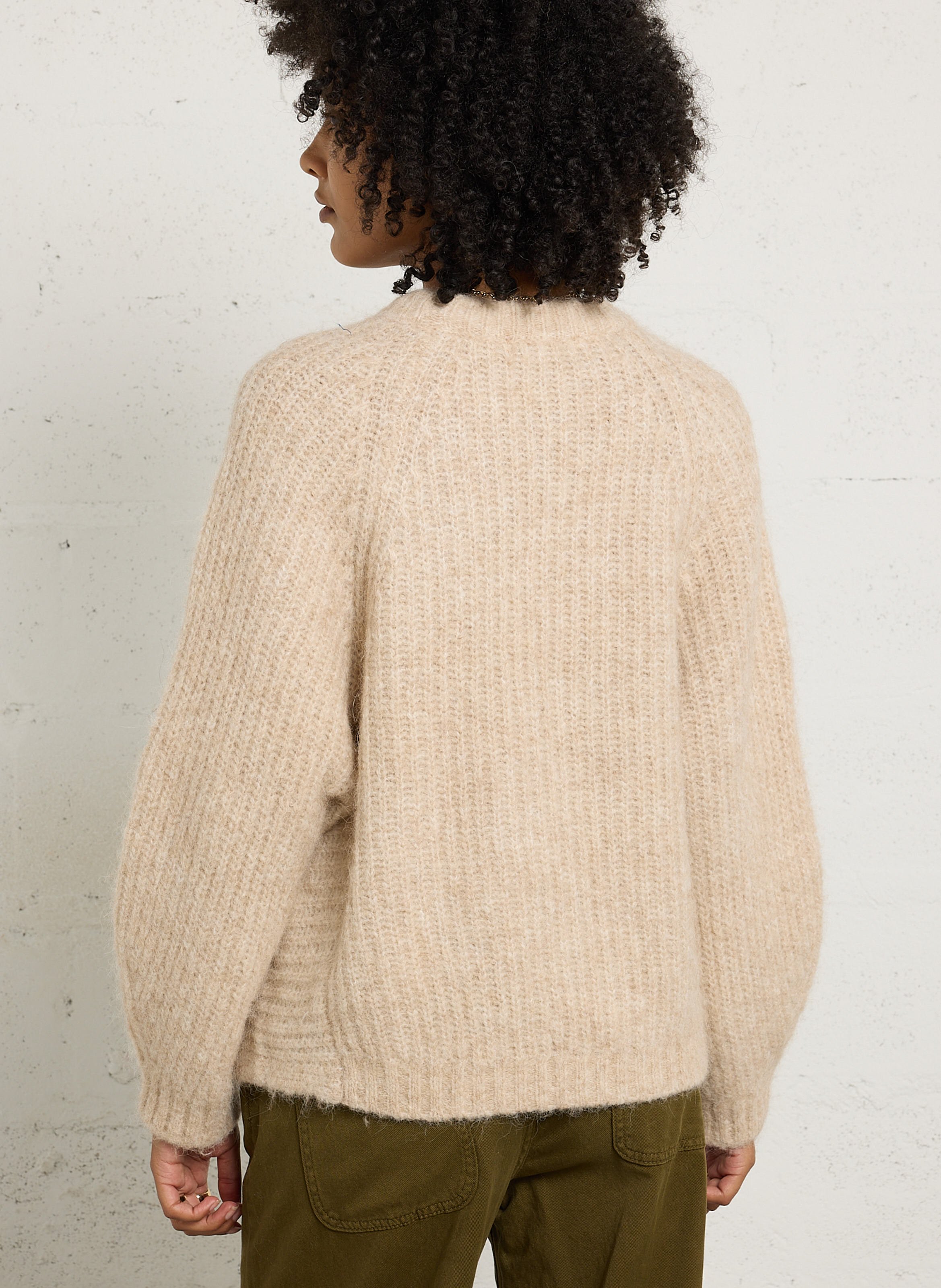 Oversized wool-blend sweater JC SOPHIE Beige