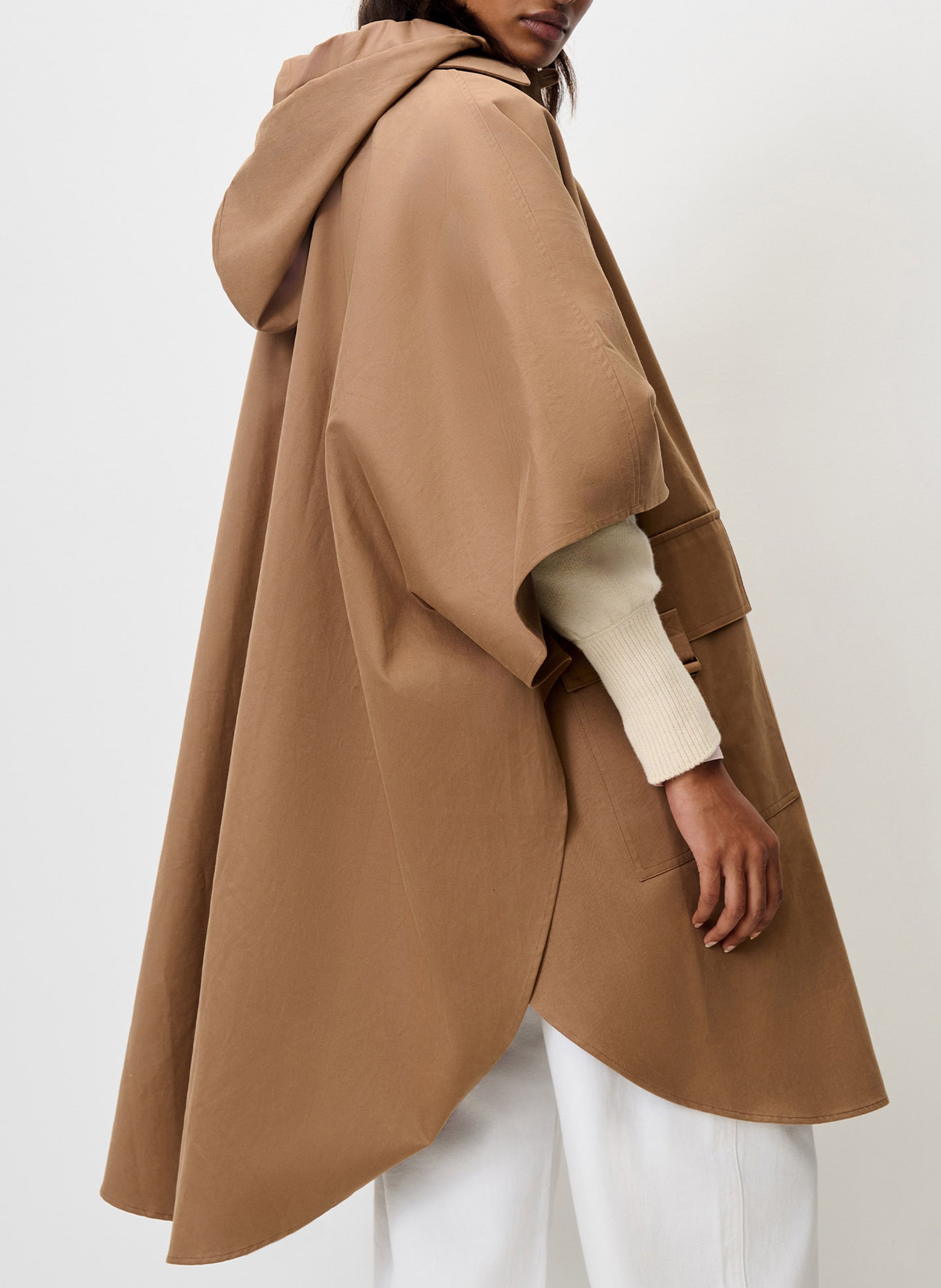 Cape oversize en coton SESSUN Beige