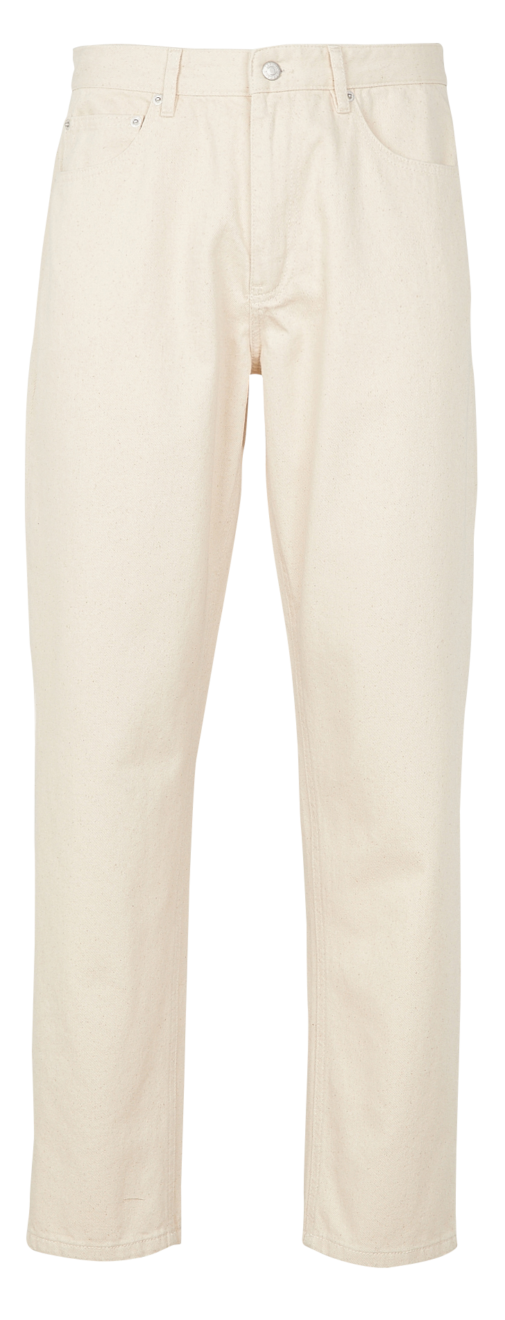 Relaxed organic cotton jeans LES DEUX Beige