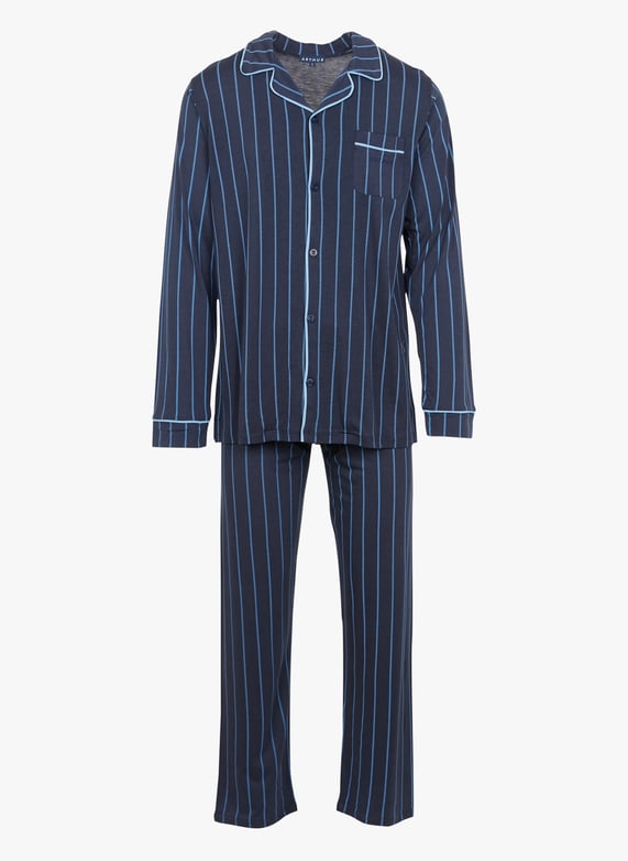 Pigiama Da Uomo Motivo A Quadretti Nero, Taglia: M-XXL, Nero / Grigio– Big Bertha Original IT - Foto 10