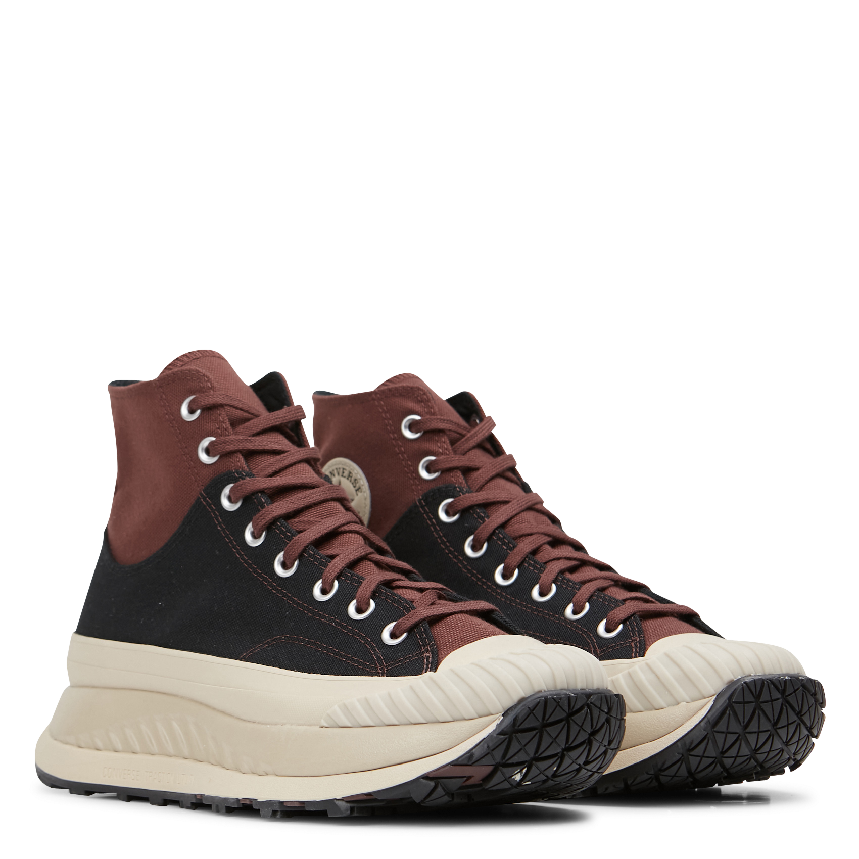 High-top fabric trainers CONVERSE Black