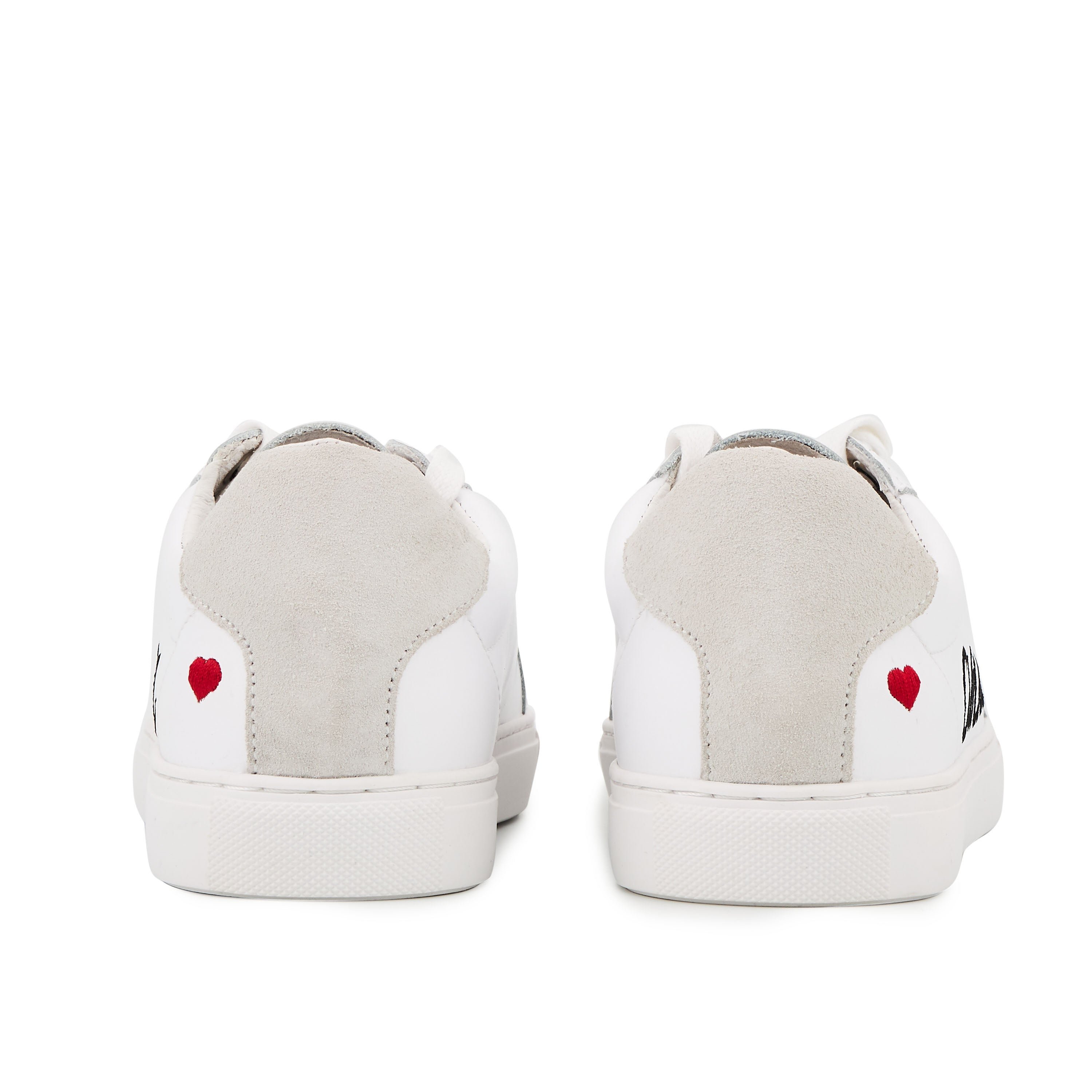 Leather sneakers BONS BAISERS PARIS White