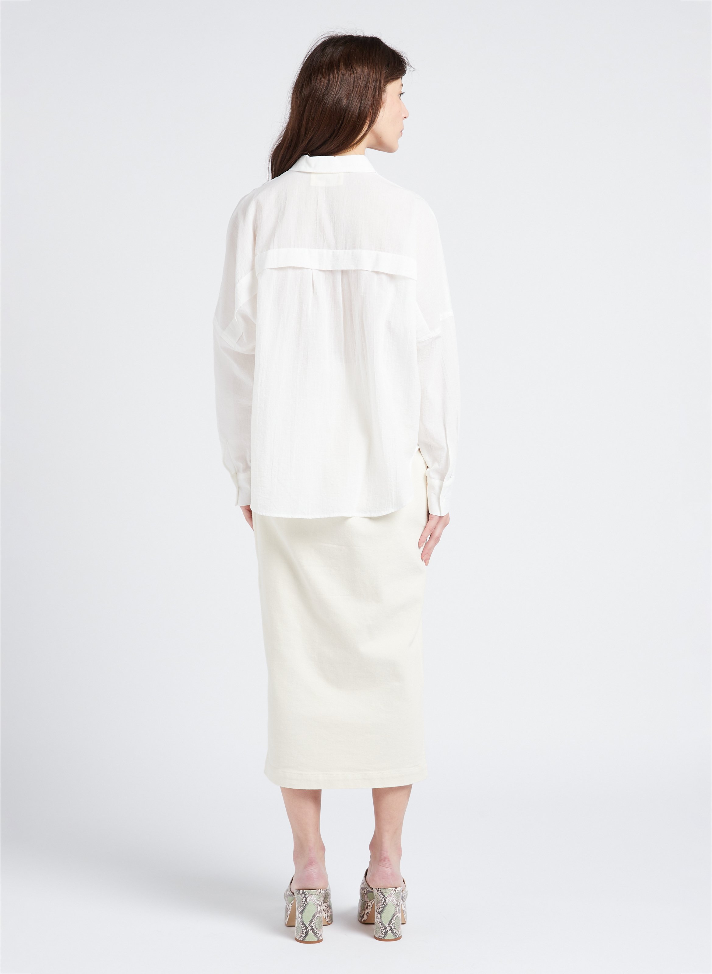 Katoenen overhemd met klassieke kraag COLLECTORS CLUB Beige