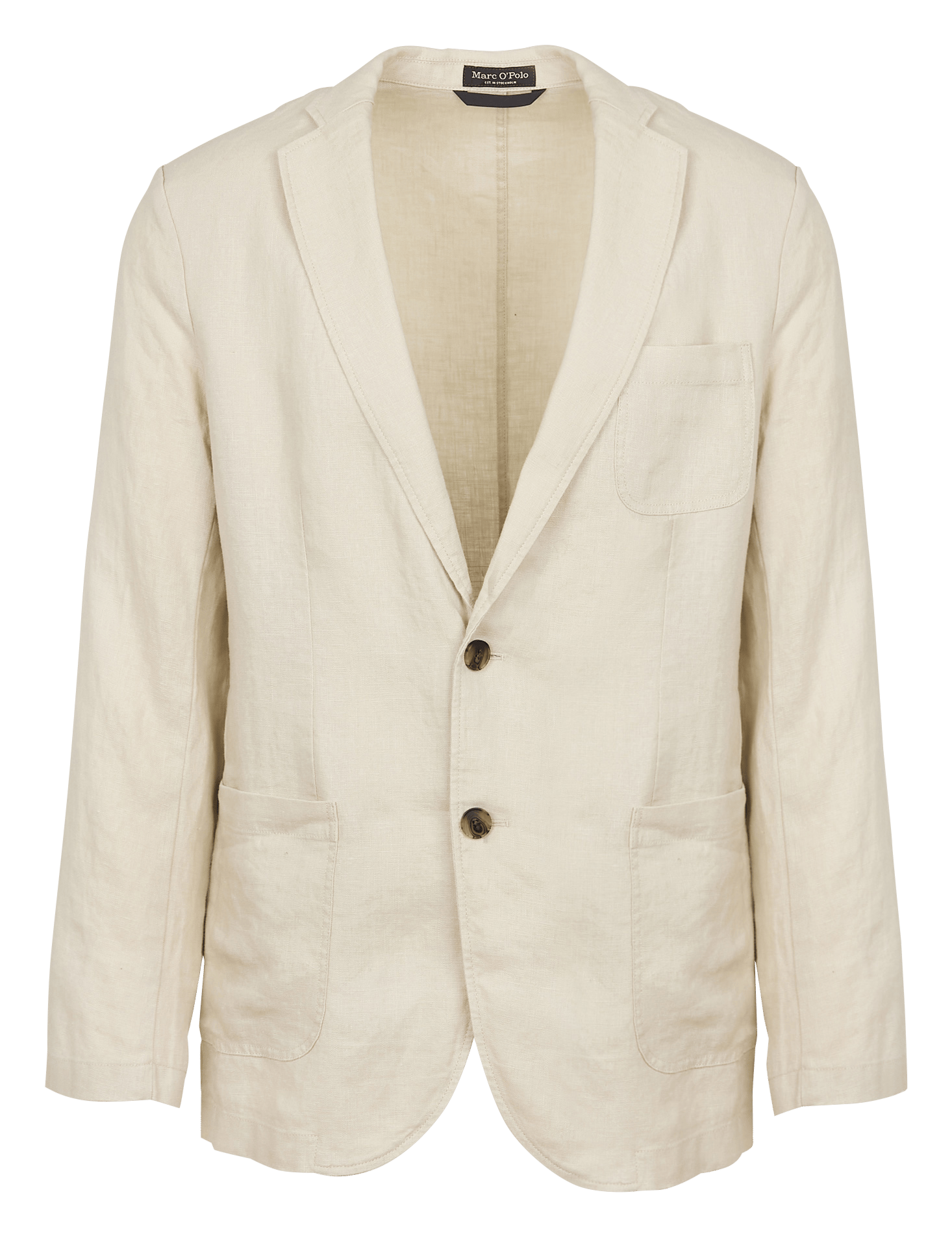 Slim-fit-sakko Aus Leinen Mit Reverskragen Gray Silk Marc O