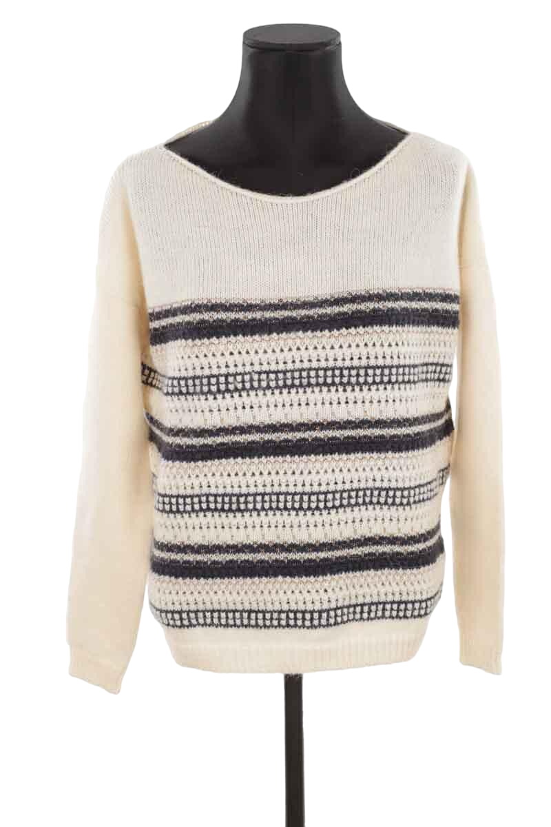 Wool Pullover SEZANE - Seconde main White