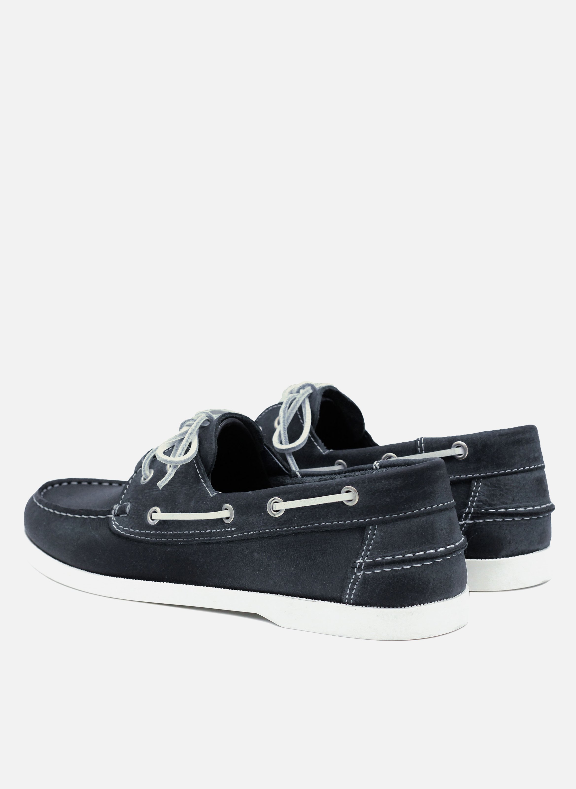 Leather deck shoes JULES & JENN Blue