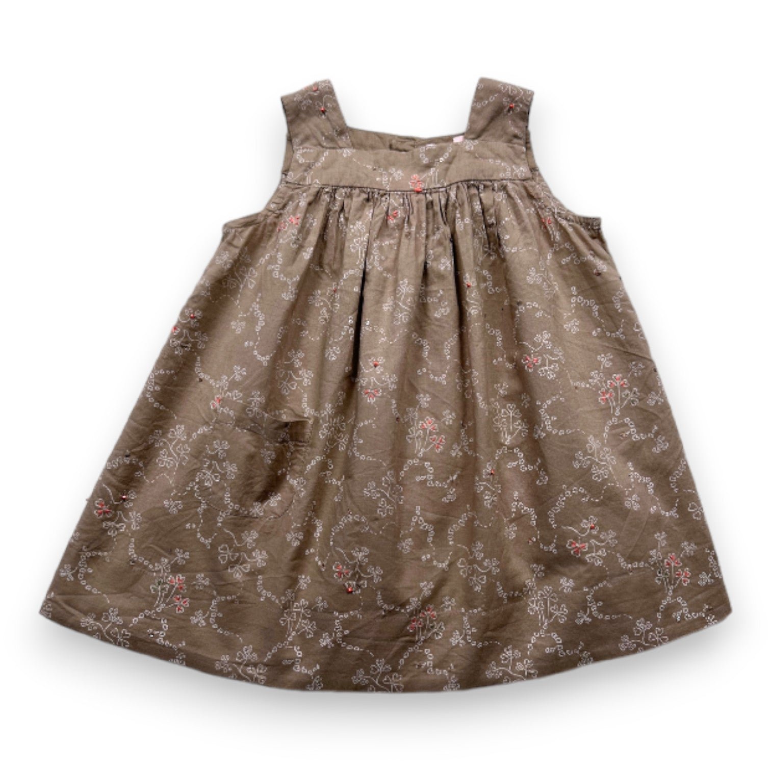 Brown Baby Dress - 12 months BONPOINT - Seconde Main Brown
