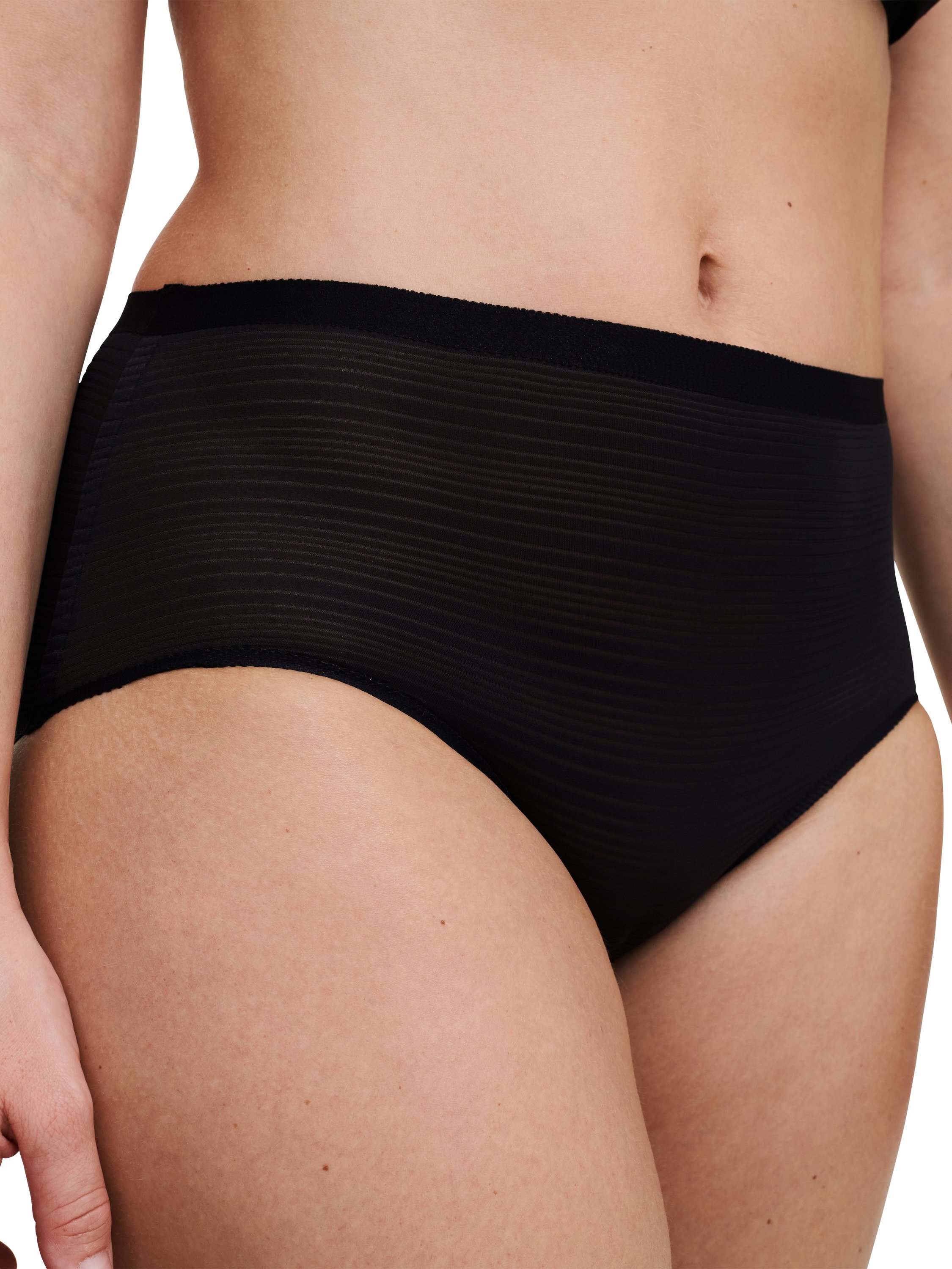 High-waisted panties CHANTELLE Black