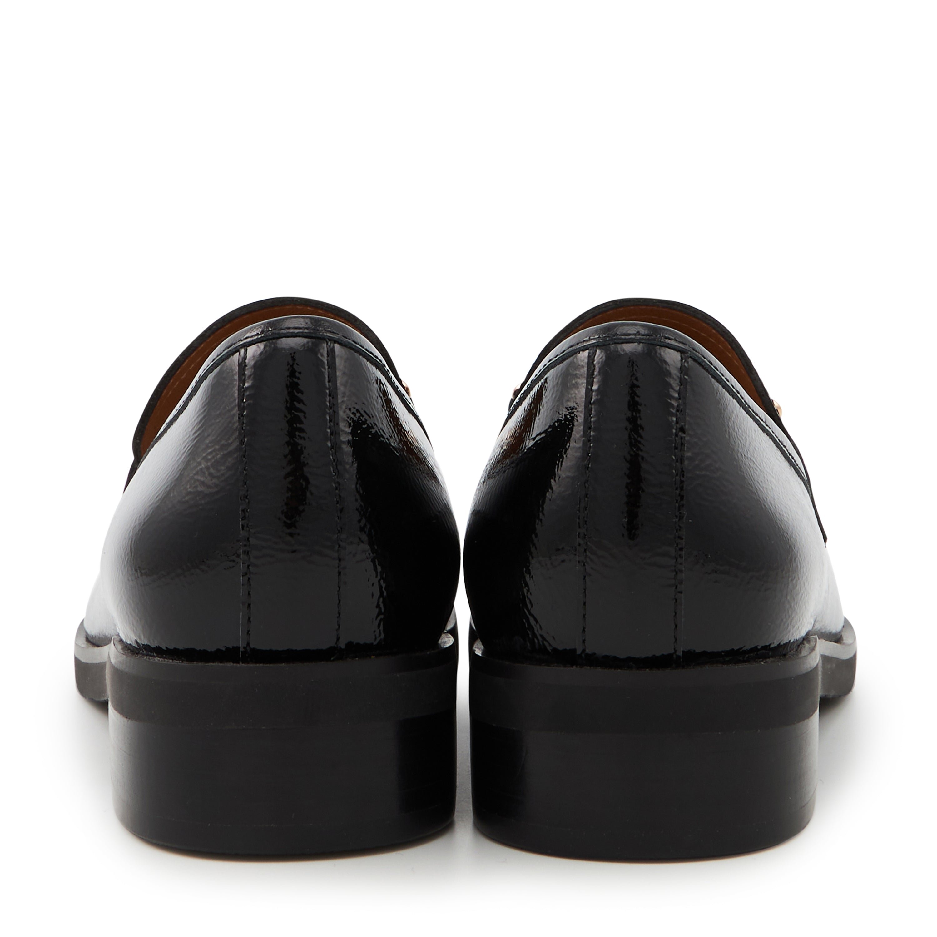 Louisa glossy leather BONS BAISERS PARIS Black