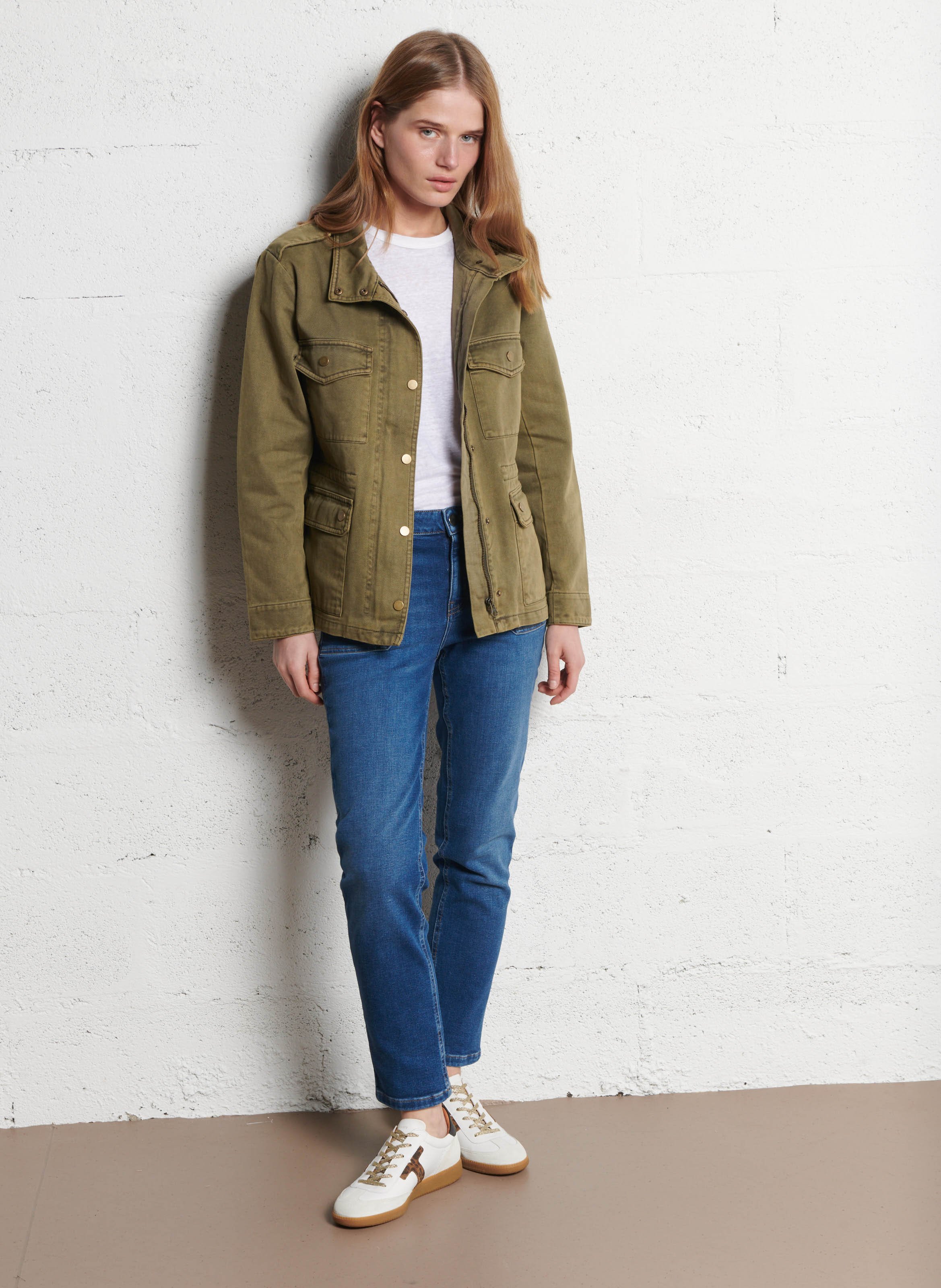 Rechte jeans van biologisch katoen MAISON 123 Blauw