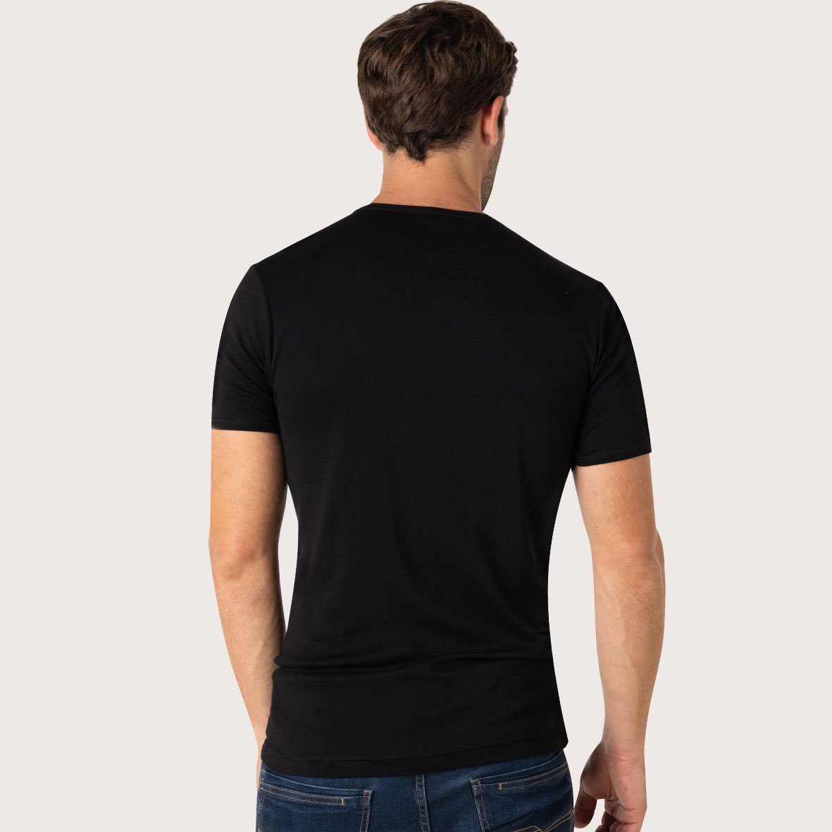 Les Classiques pack of 3 round-neck T-shirts EMINENCE Black