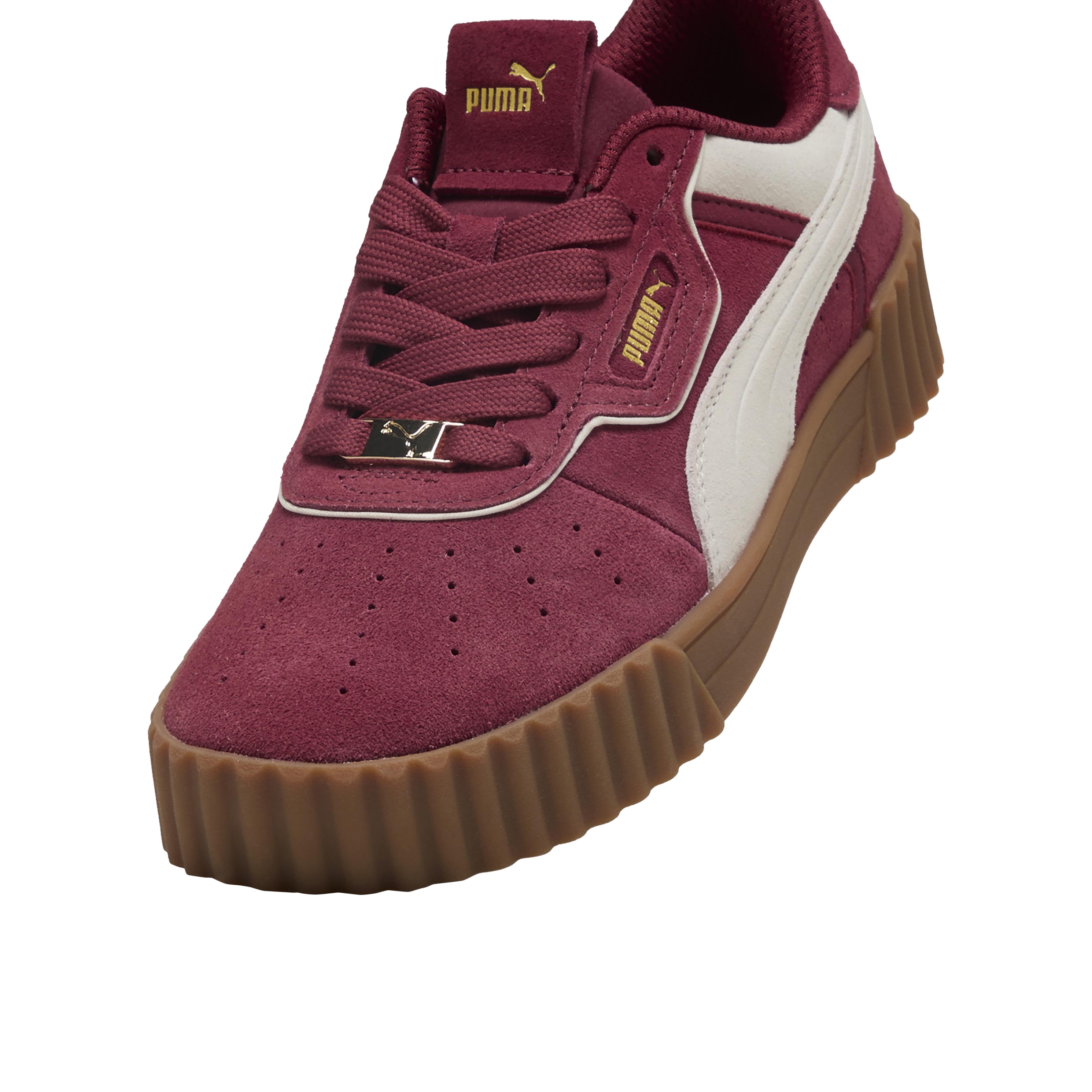 Carina 3.0 Luxe SD leather sneakers PUMA Red