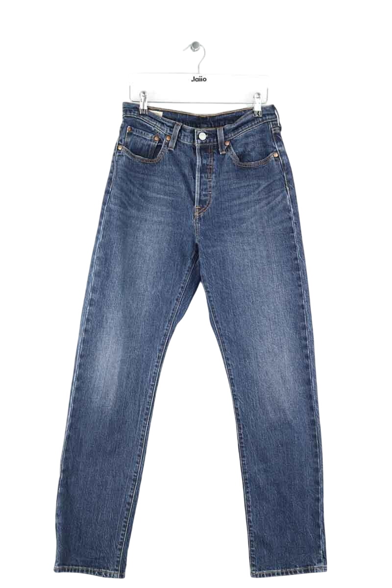 501? straight cotton jeans LEVI'S - Seconde main Blue