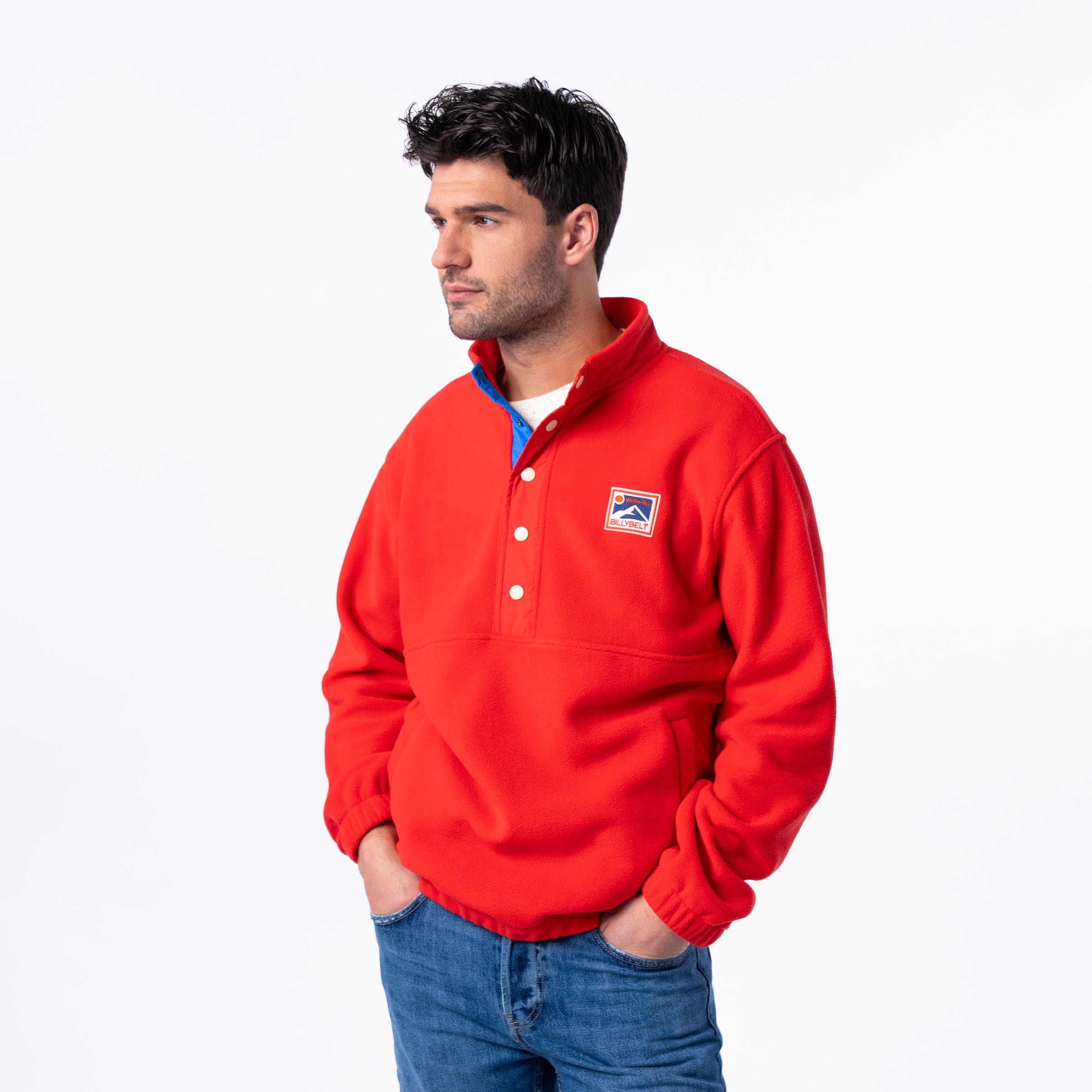 Fleece sweatshirt BILLYBELT Red