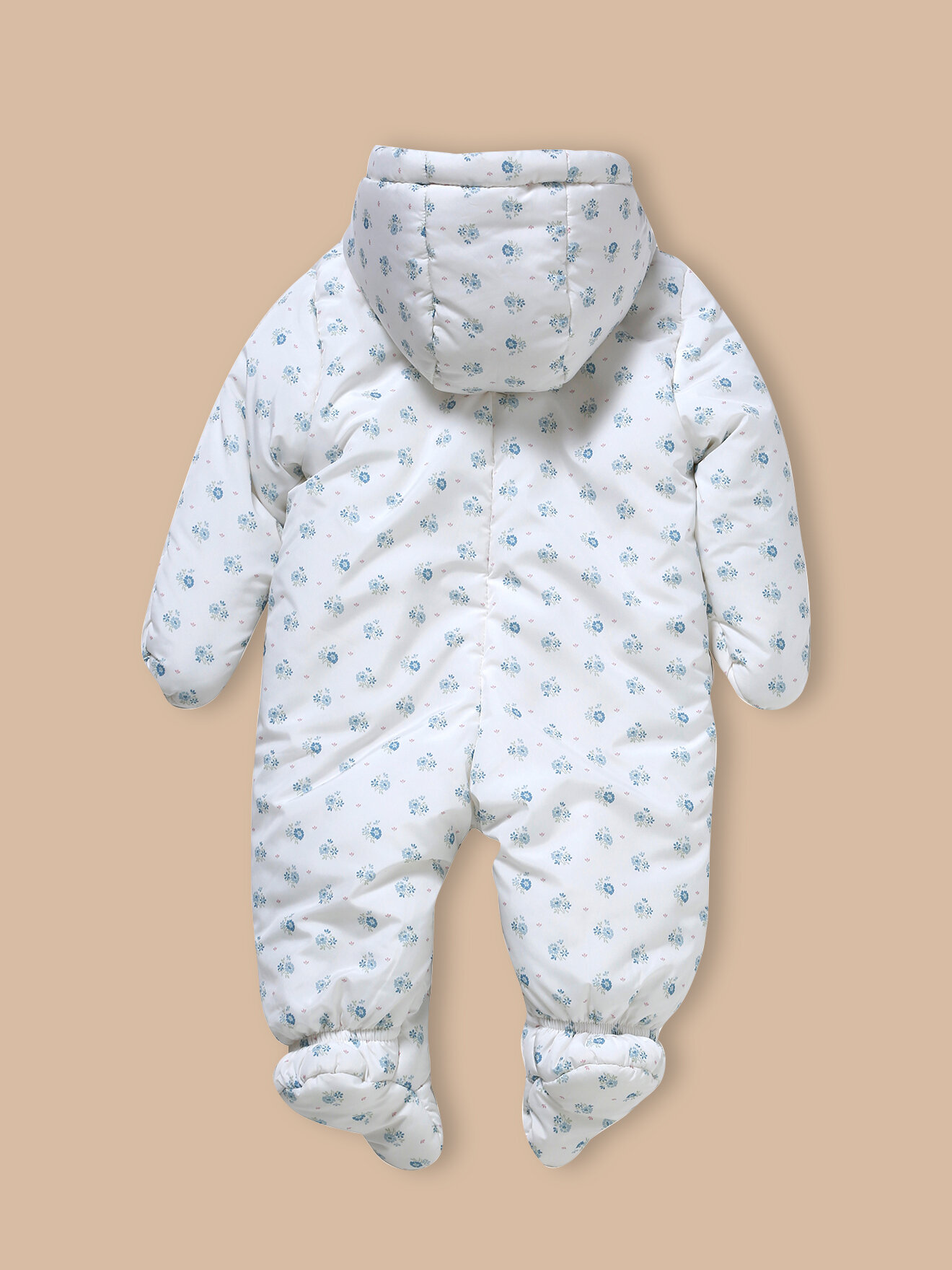 Jane printed snowsuit CYRILLUS Beige