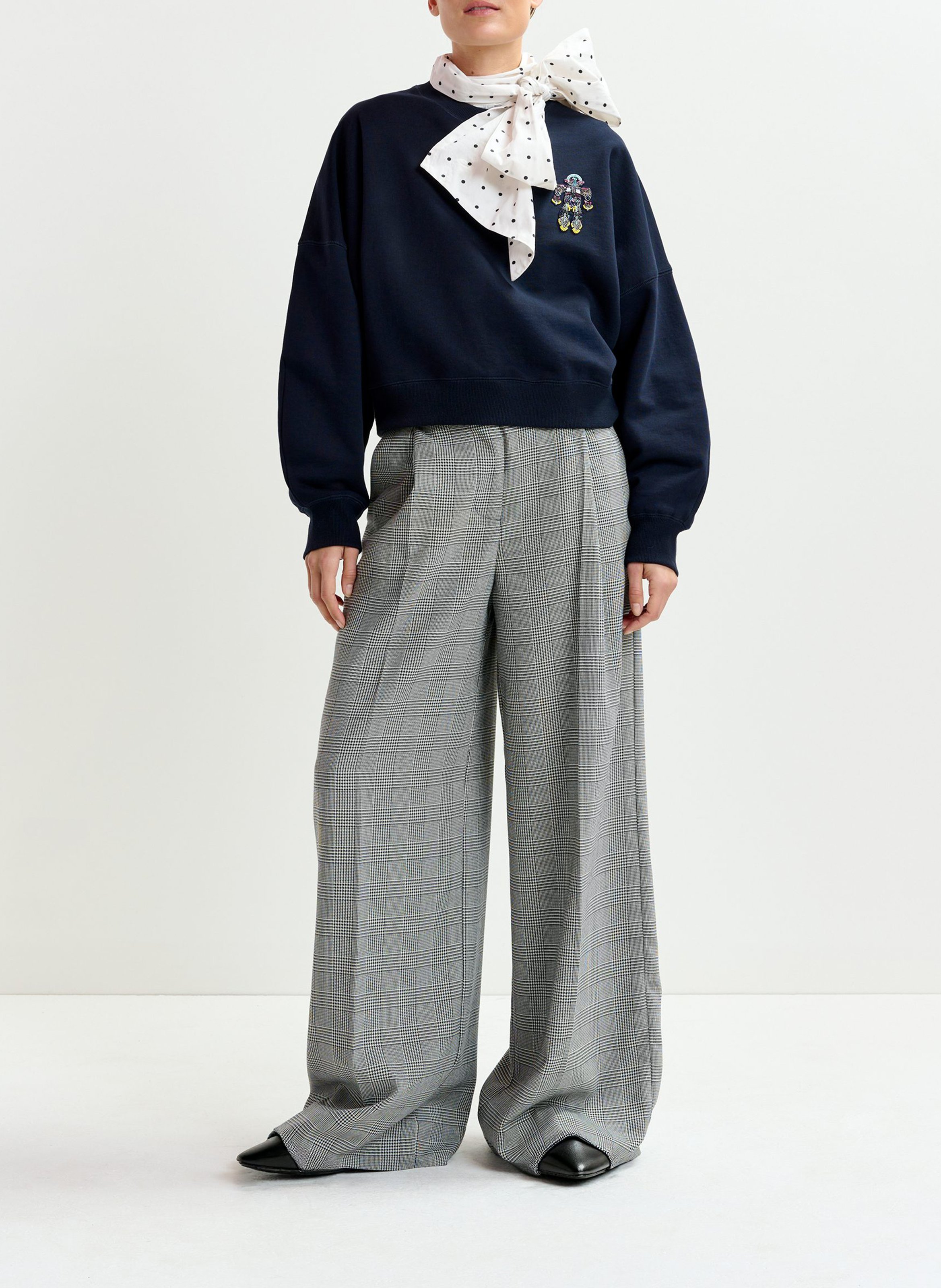 Sweat col rond en coton ESSENTIEL ANTWERP Bleu