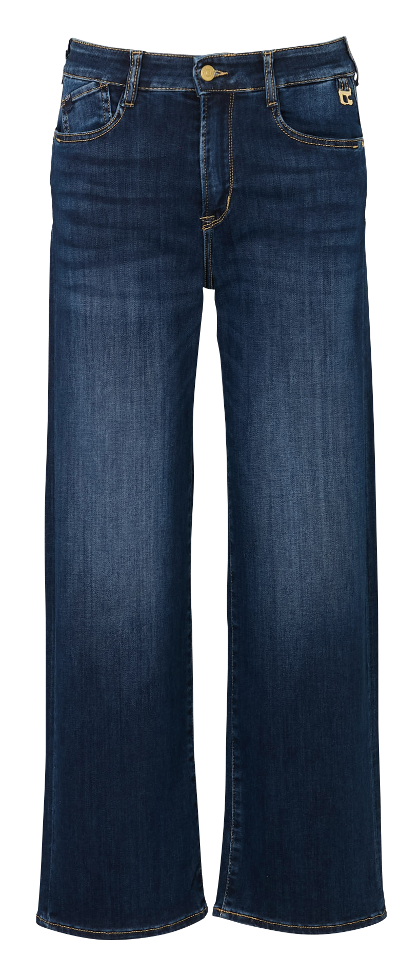 Jean évasé en coton mélangé LE TEMPS DES CERISES Bleu