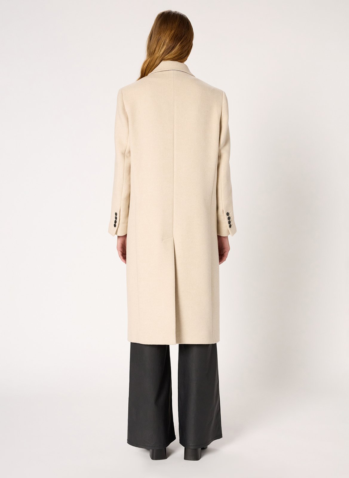 Manteau mi- long en laine mélangée GERARD DAREL Beige