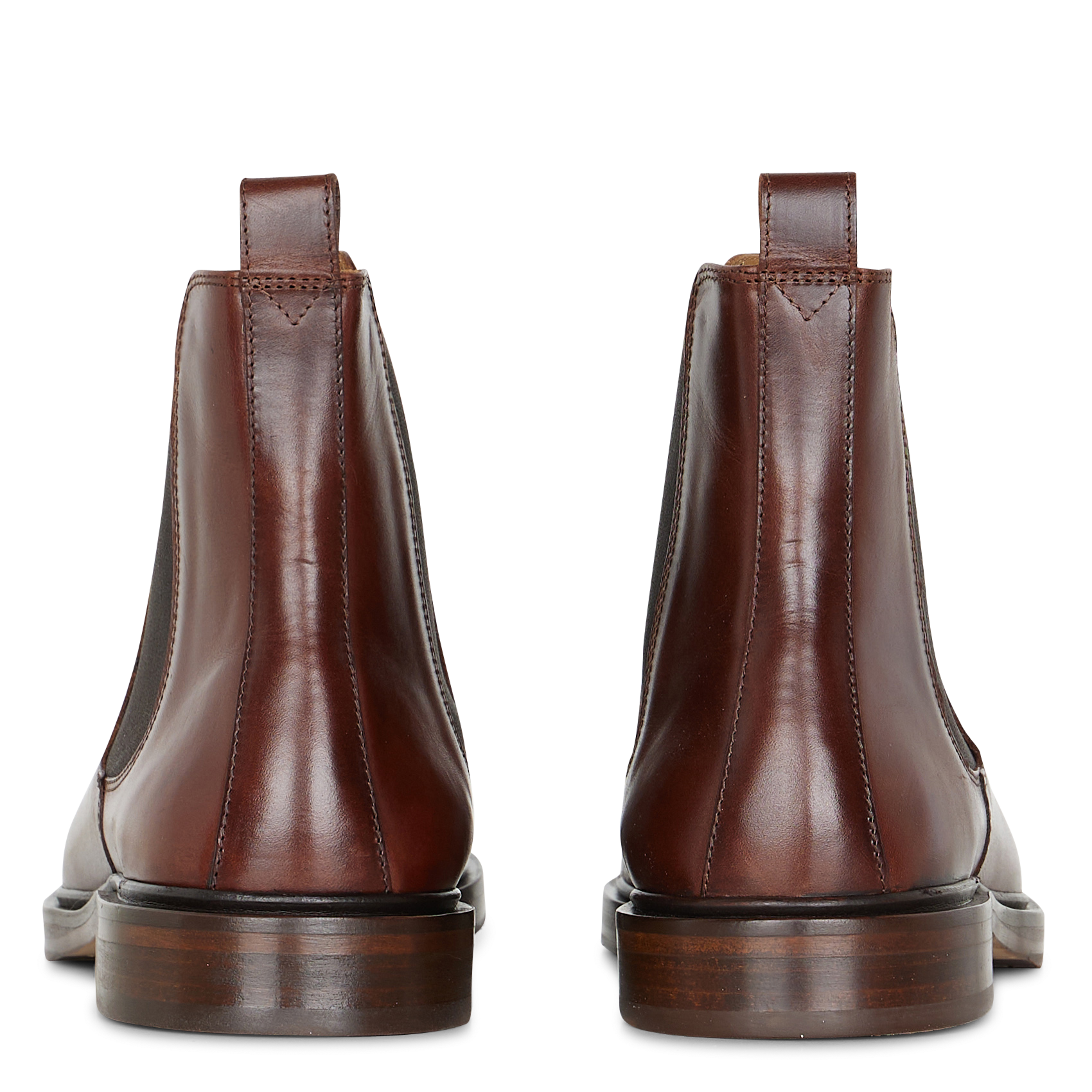 Boots en cuir lisse  BOBBIES Marron