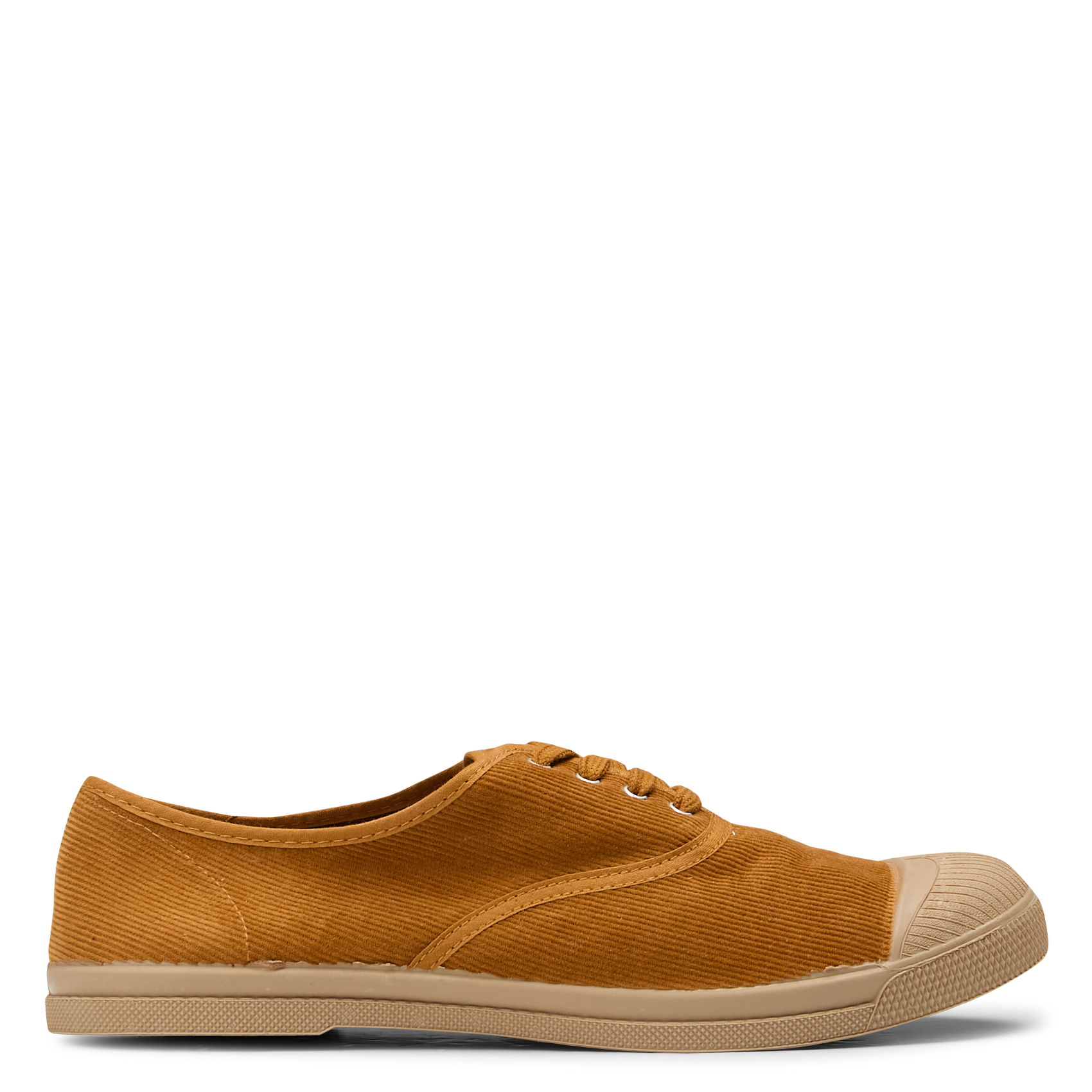 Baskets basses côtelées en coton BENSIMON