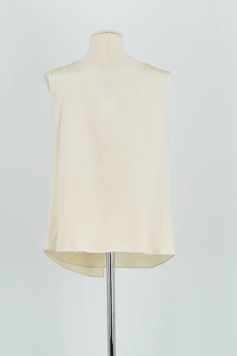 Azawood sleeveless top ARMANI - SECONDE MAIN Beige