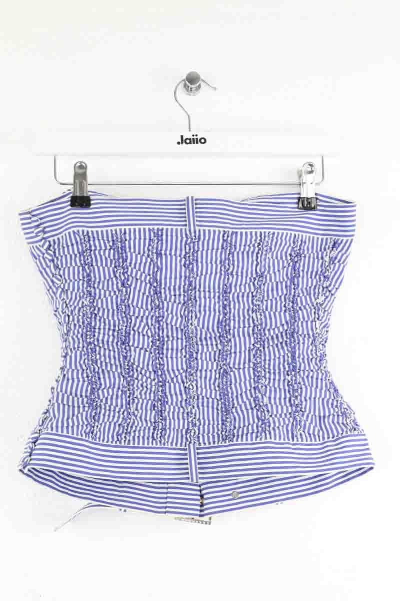 Azawood sleeveless top JOHN GALLIANO - SECONDE MAIN Blue