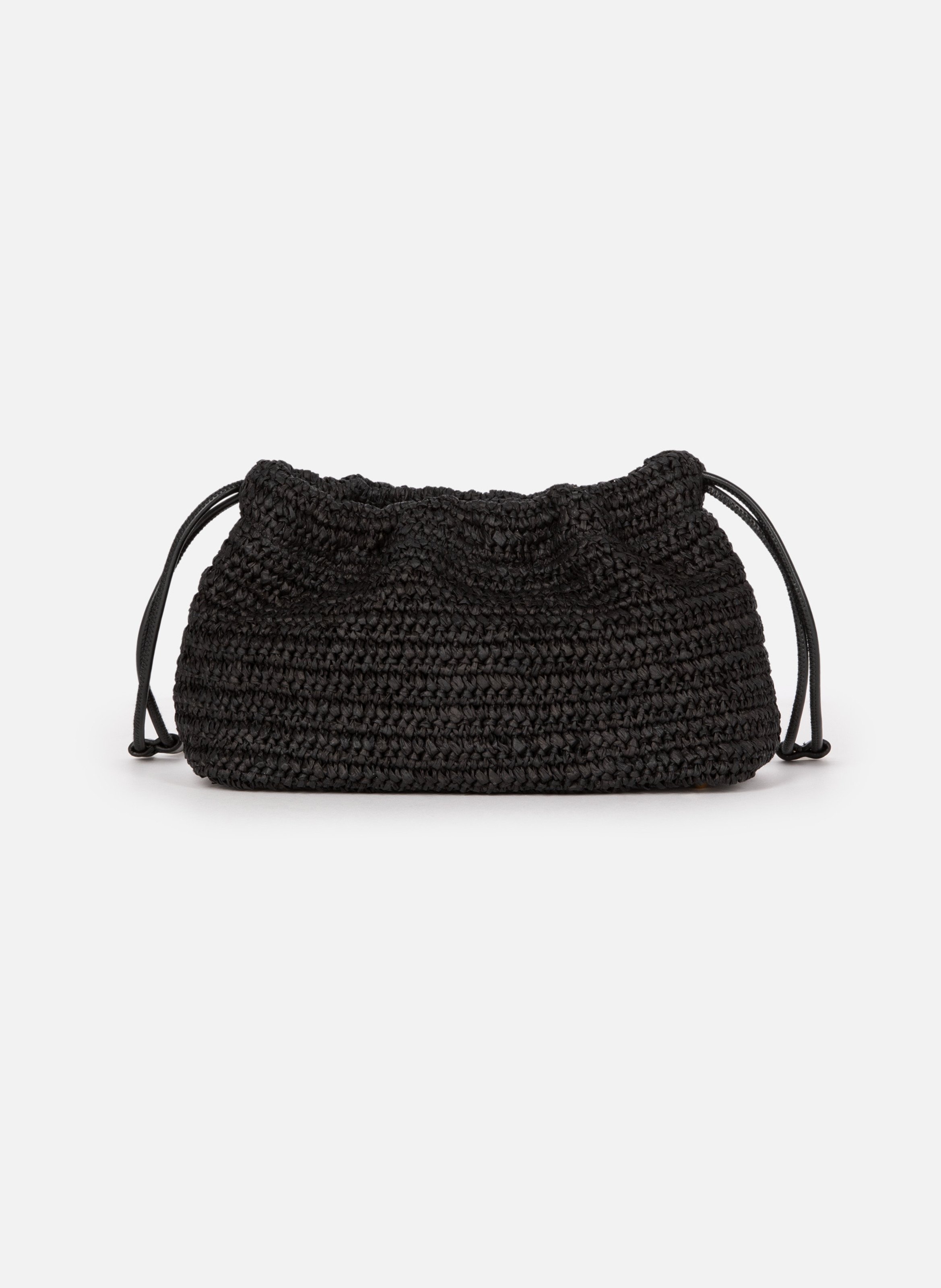 Raffia Taylor Bag THE KOOPLES Black