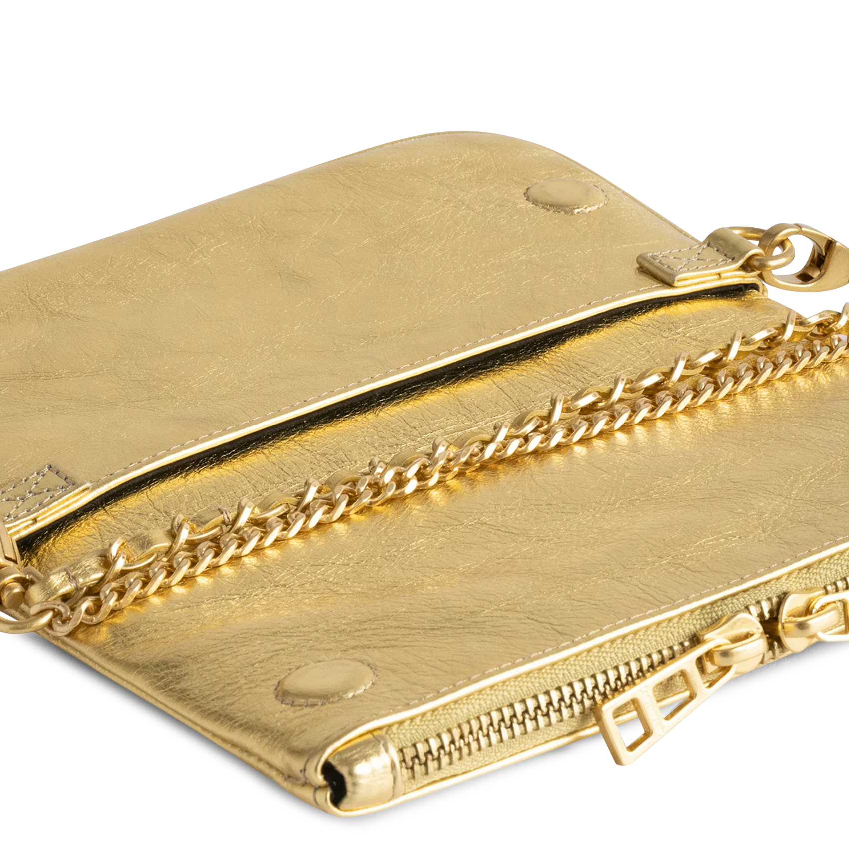 Dori leather shoulder bag ZADIG&VOLTAIRE Yellow