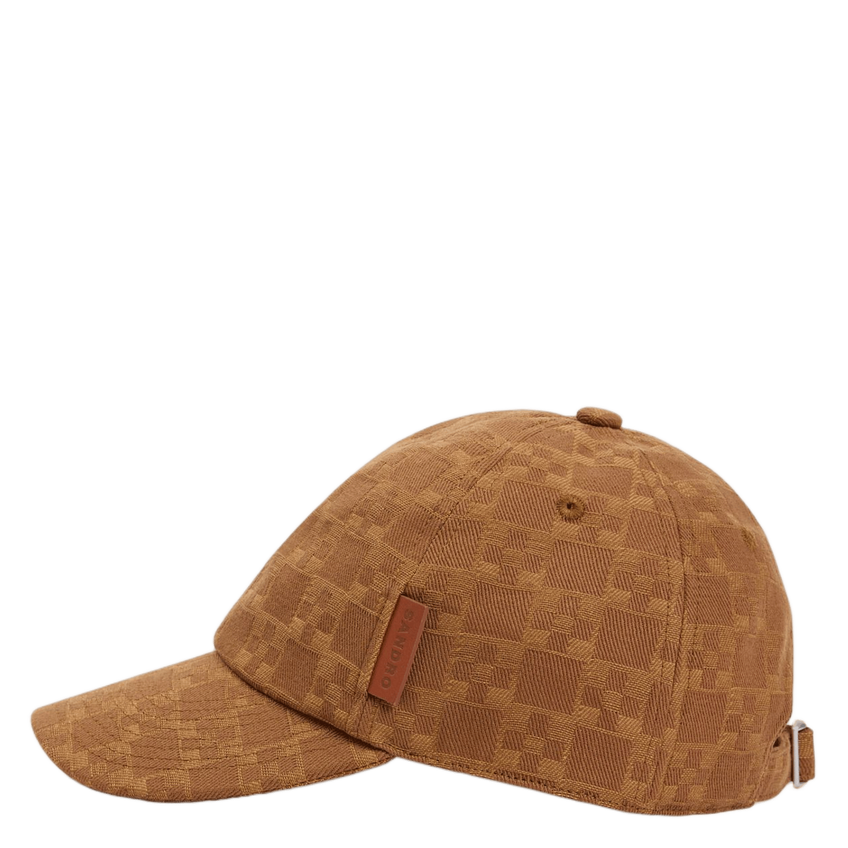 Casquette en jacquard imprimé SANDRO Marron