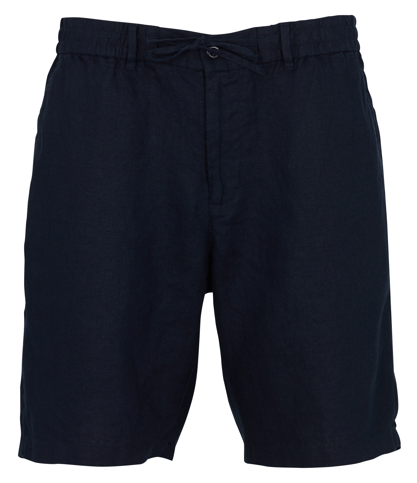 Korte recht linnen broek GANT Blauw