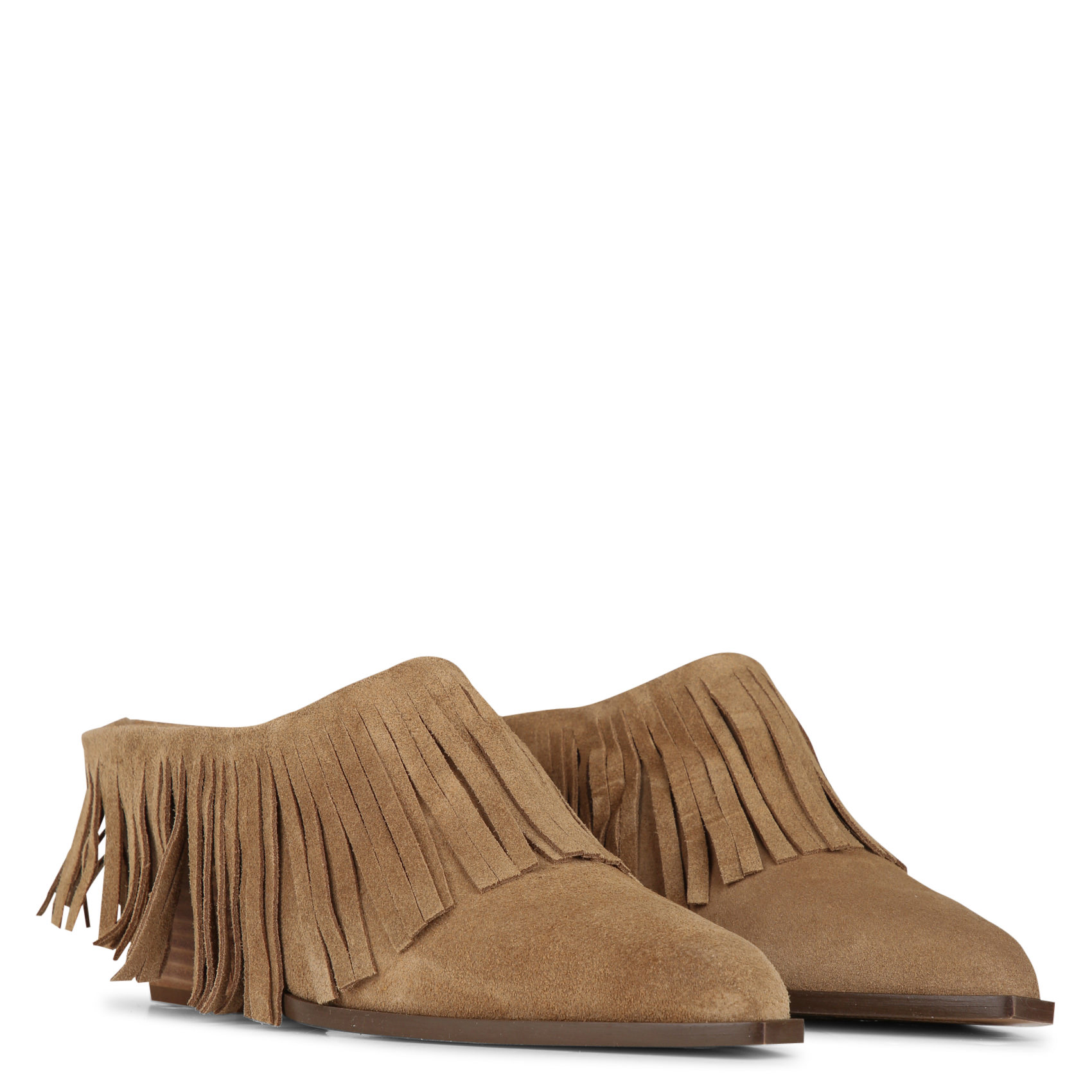 Bottines en cuir velours TORAL Marron