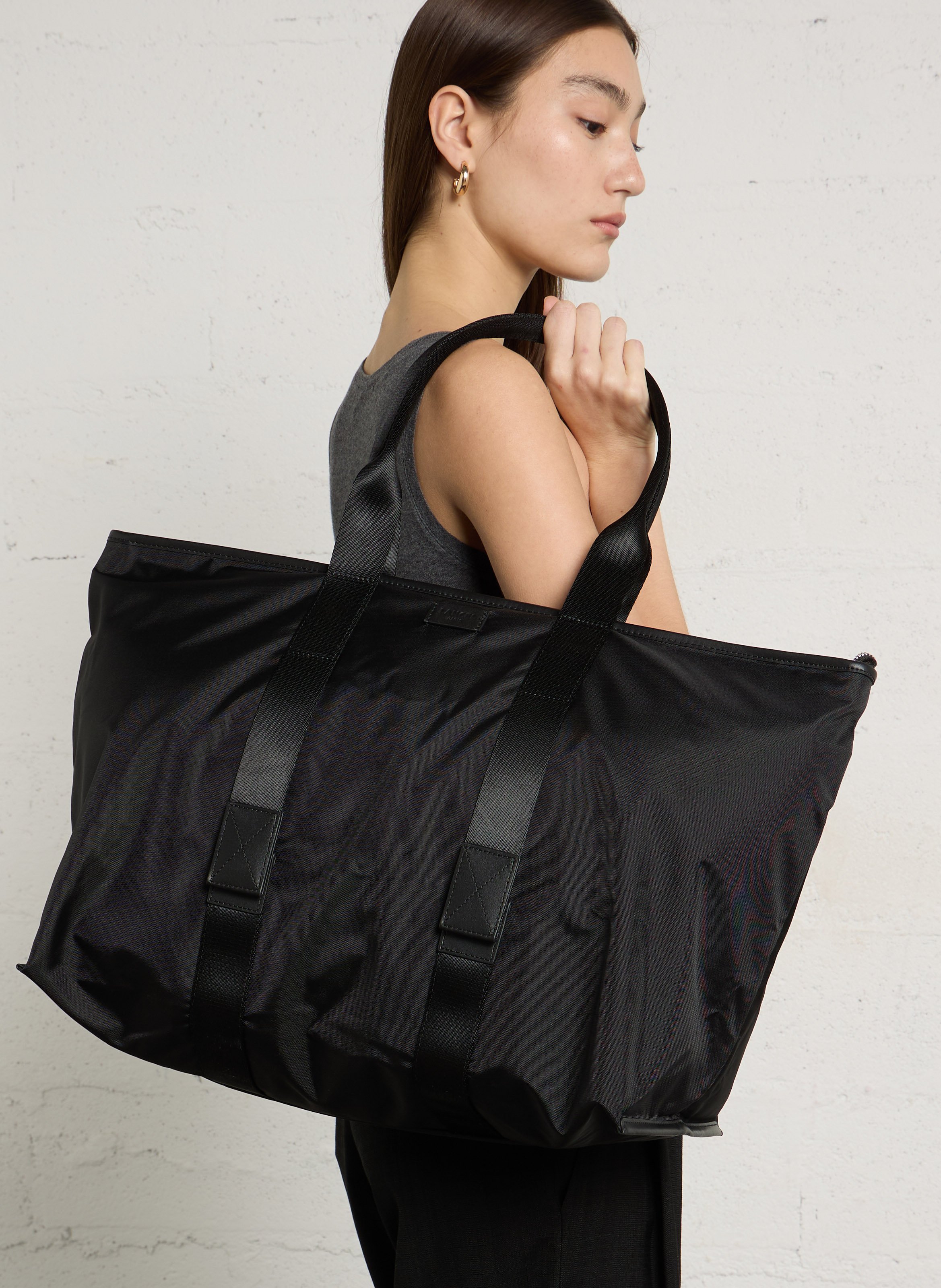 Shopper mit Reißverschluss LANCEL Schwarz