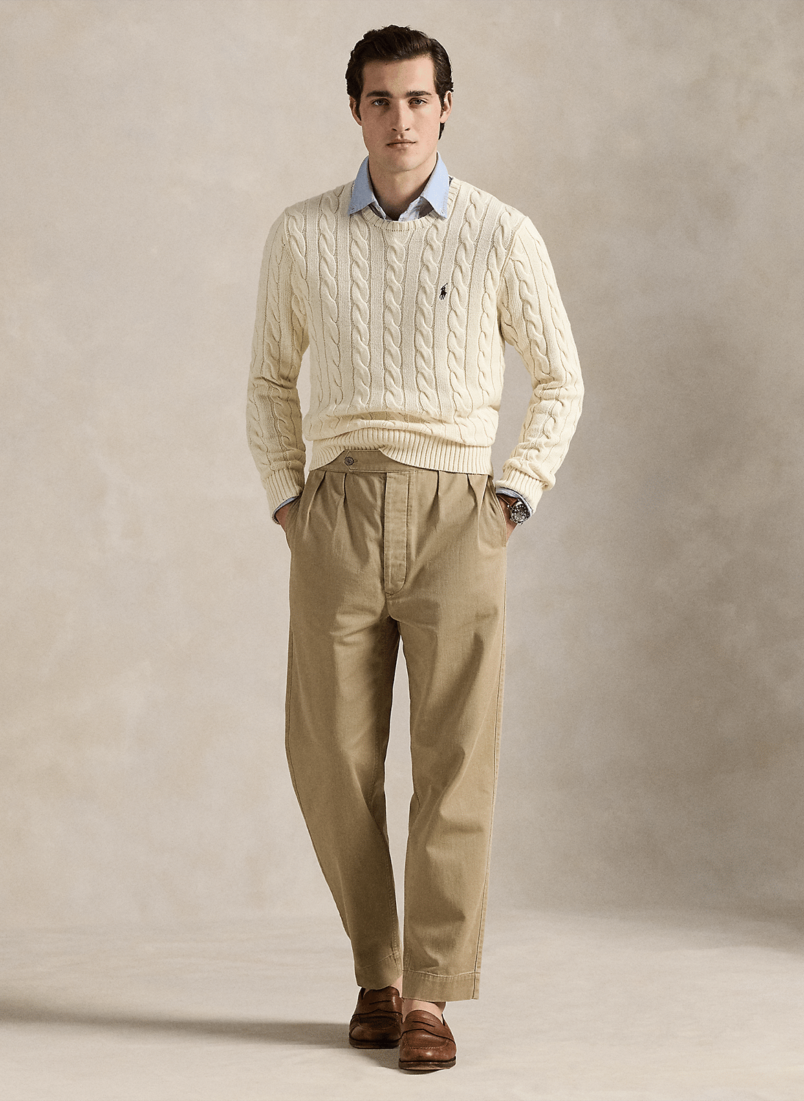 Baumwollpullover POLO RALPH LAUREN Beige