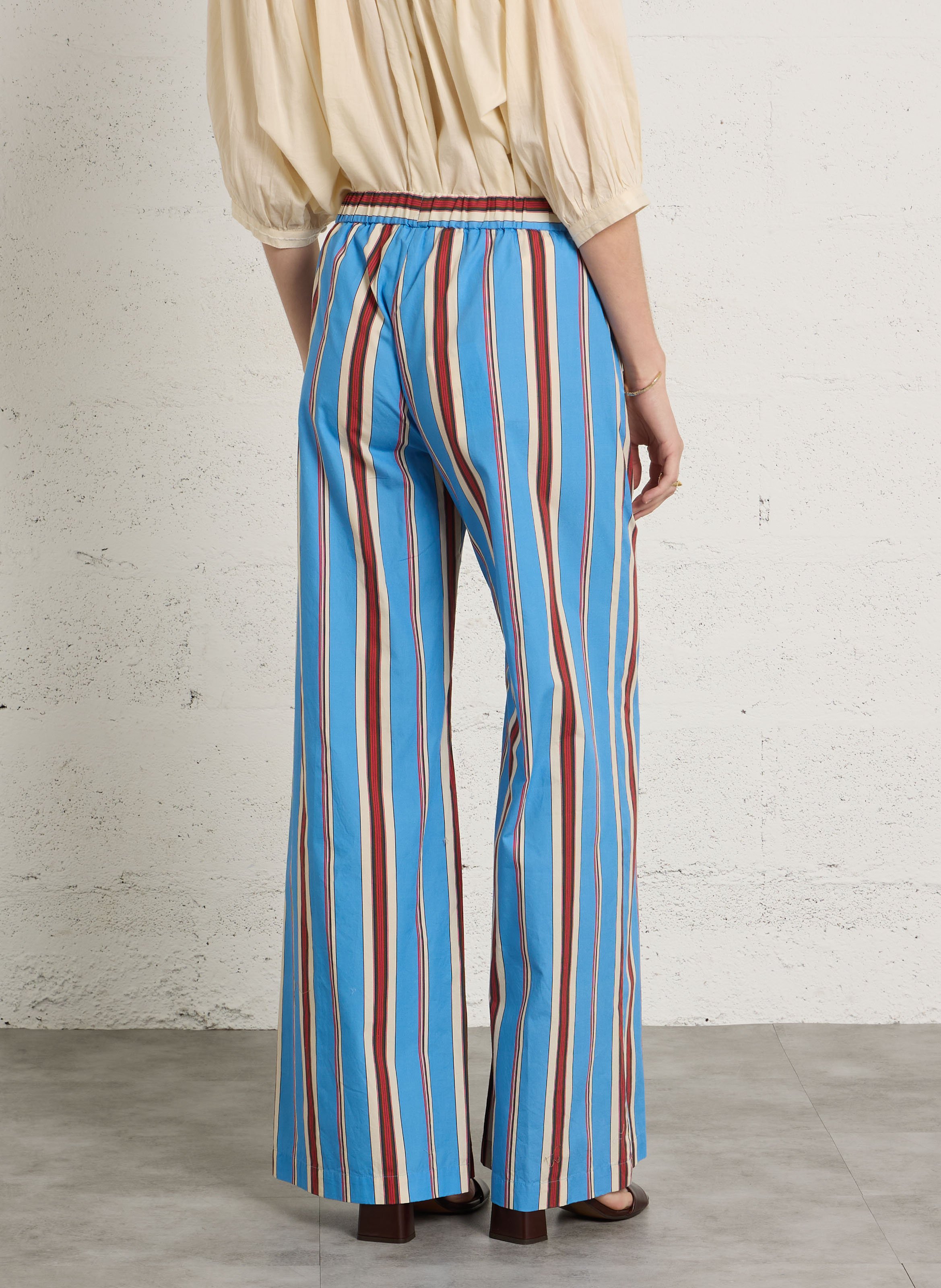 Pantalon large en coton DIEGA Multicolore