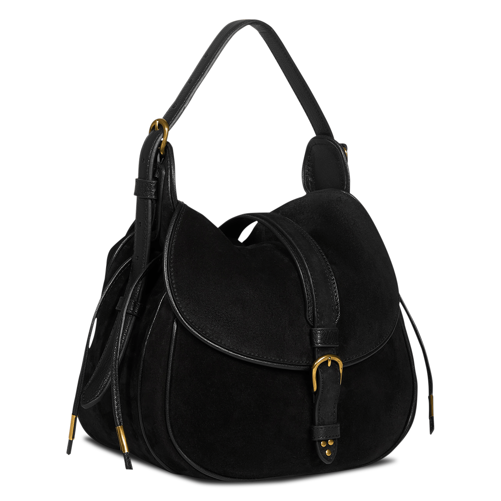 Velvet handbag JEROME DREYFUSS Black