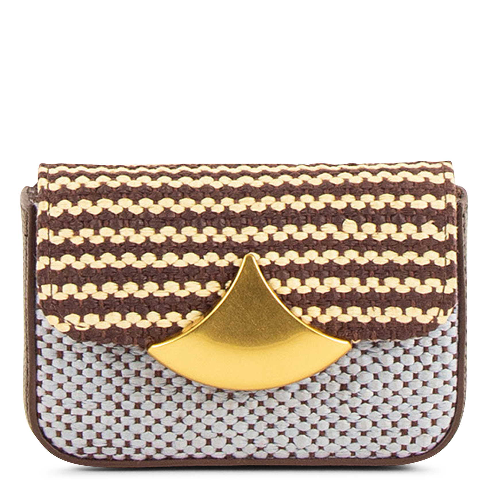 - 100% leather, - 6 cardholder slots, - 1 central compartment, - Size: L10 x H7 cm. SESSUN Blue