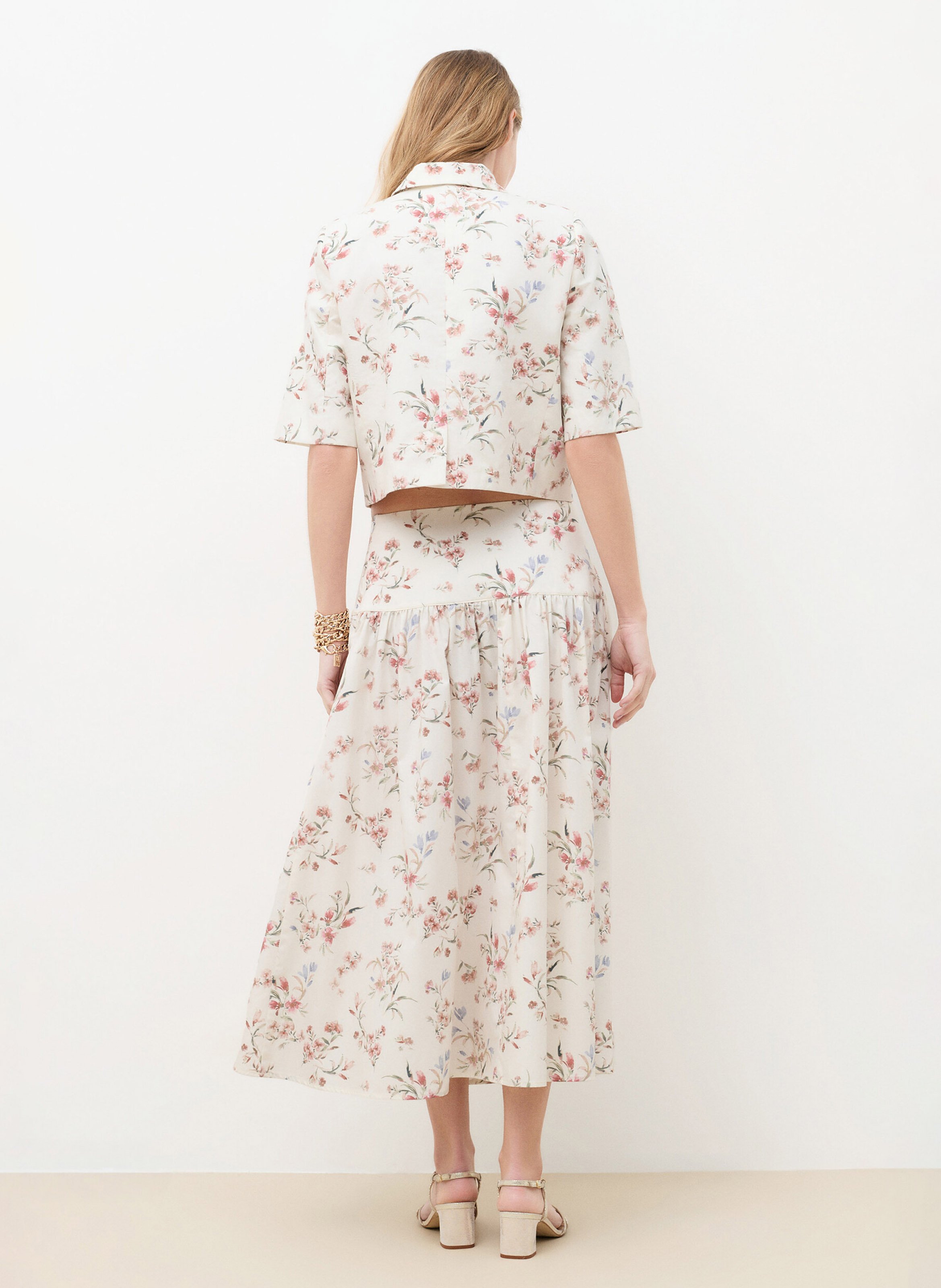 Short cotton jacket CAROLL Beige