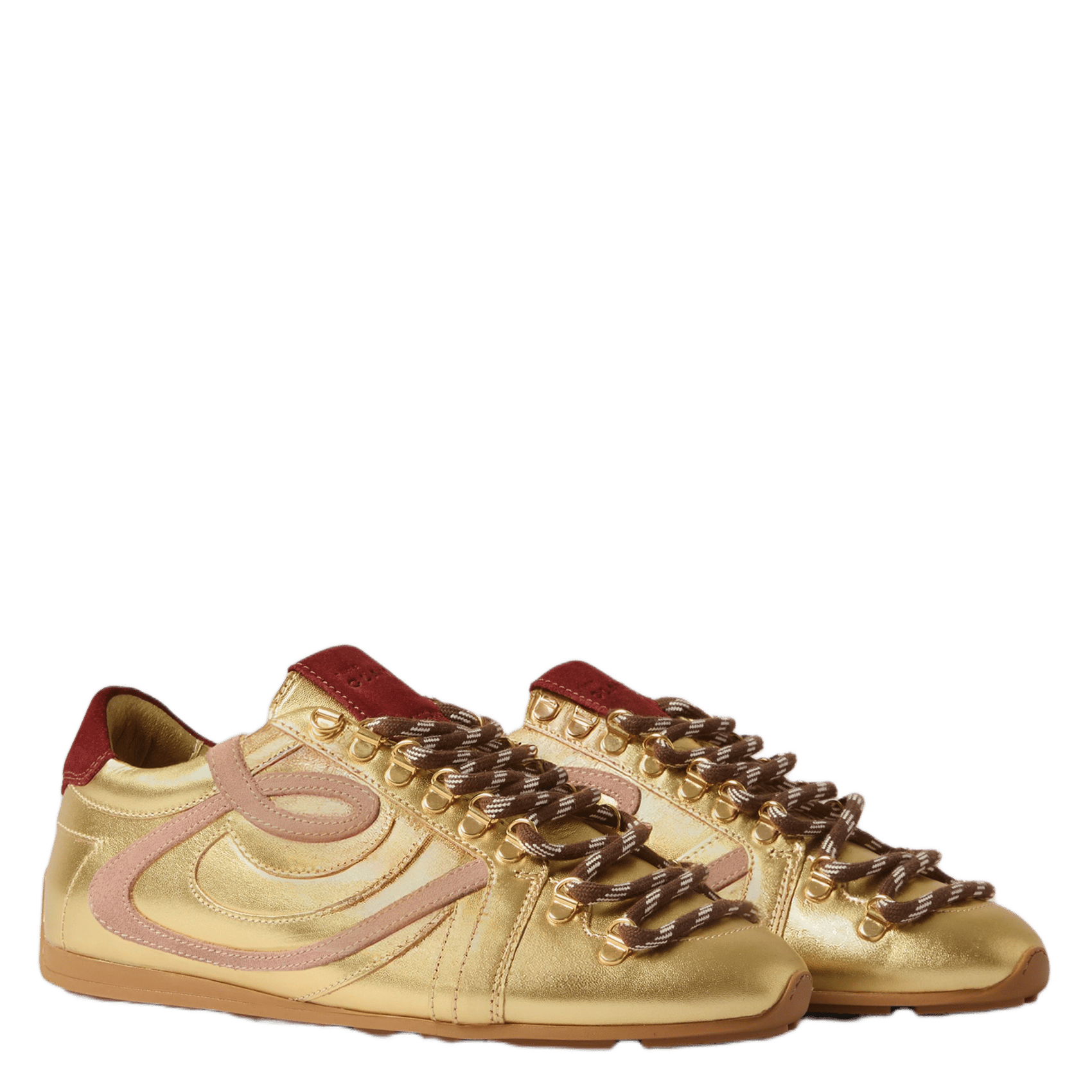 Low metallic sneakers CLAUDIE PIERLOT Golden