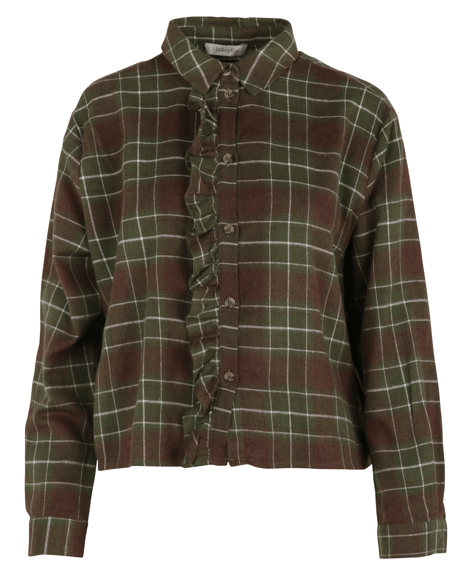 Blouse à smocks imprimée en coton JC SOPHIE Multicolore