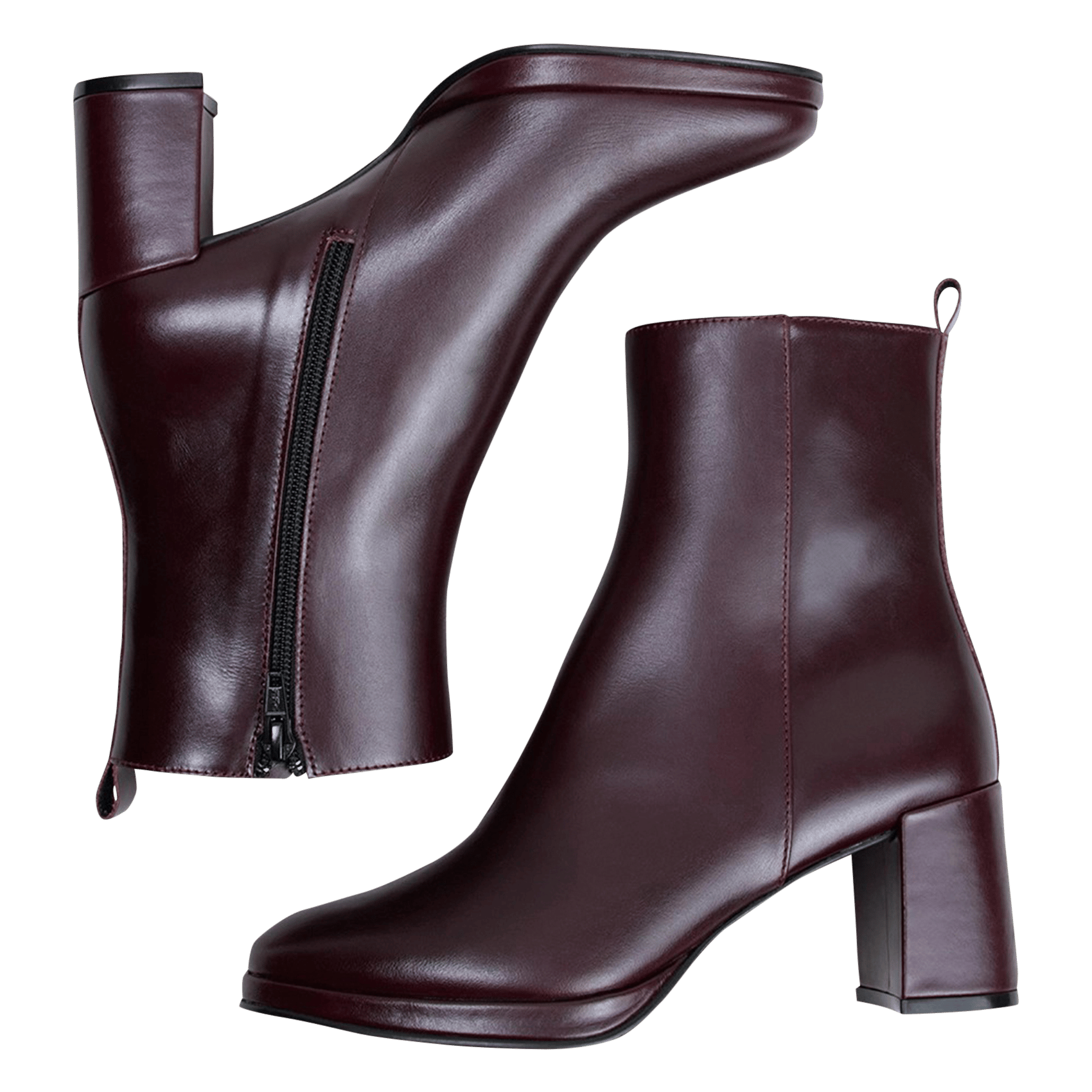 Lederstiefeletten JONAK Rot