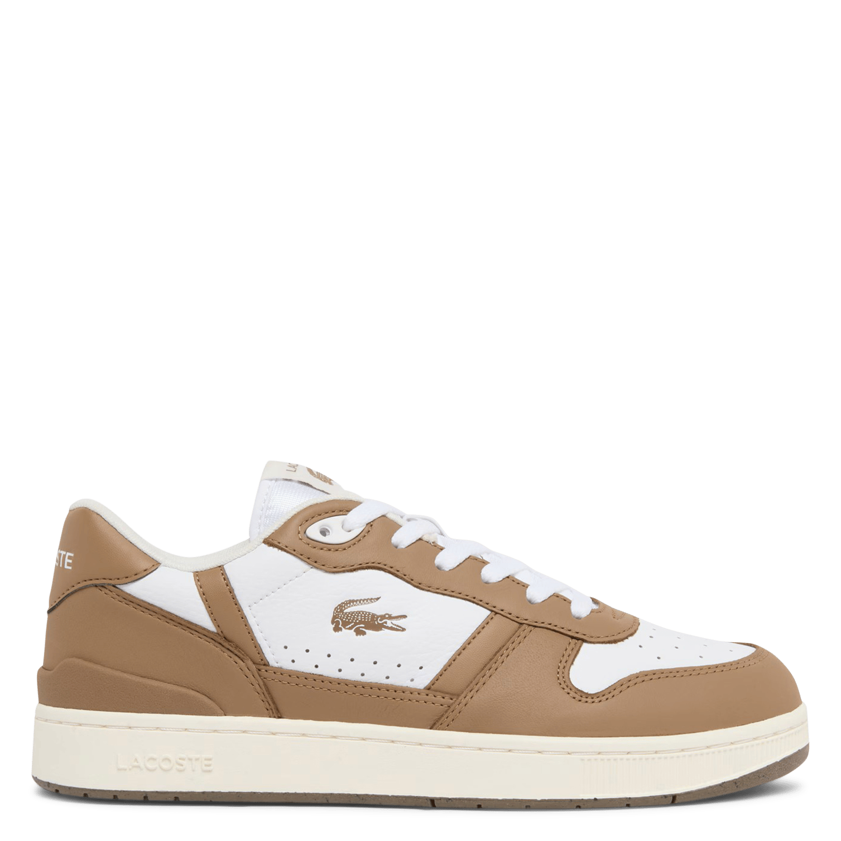 Baskets basses en cuir LACOSTE Blanc