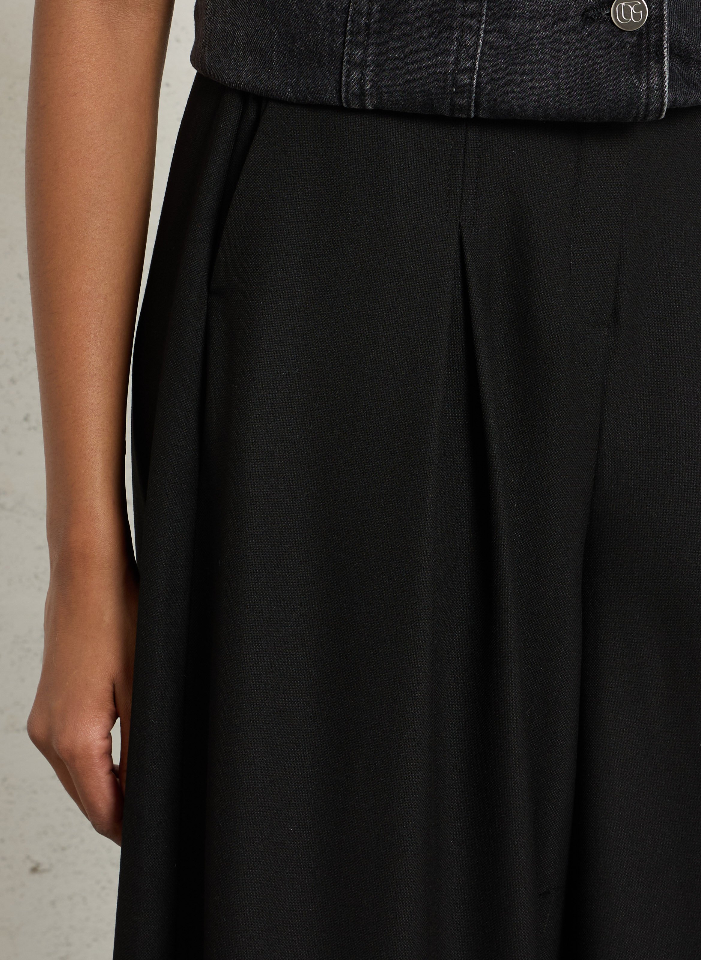 Wide-leg pants MAISON 123 Black