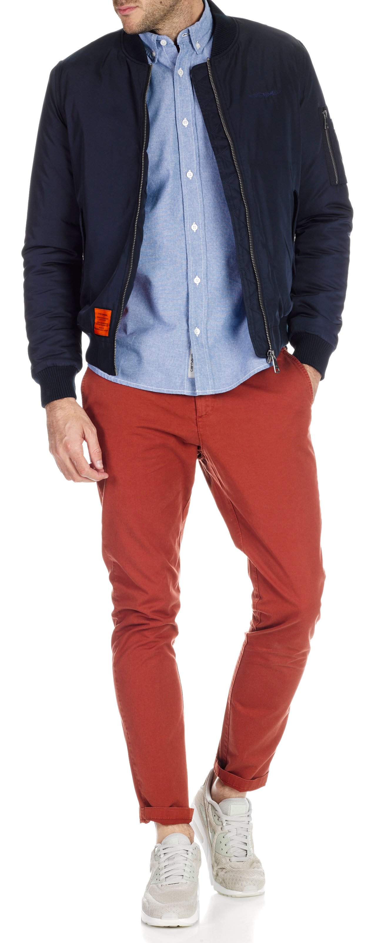 Gesteppte Bomberjacke mit Reißverschluss BOMBERS ORIGINAL Blau